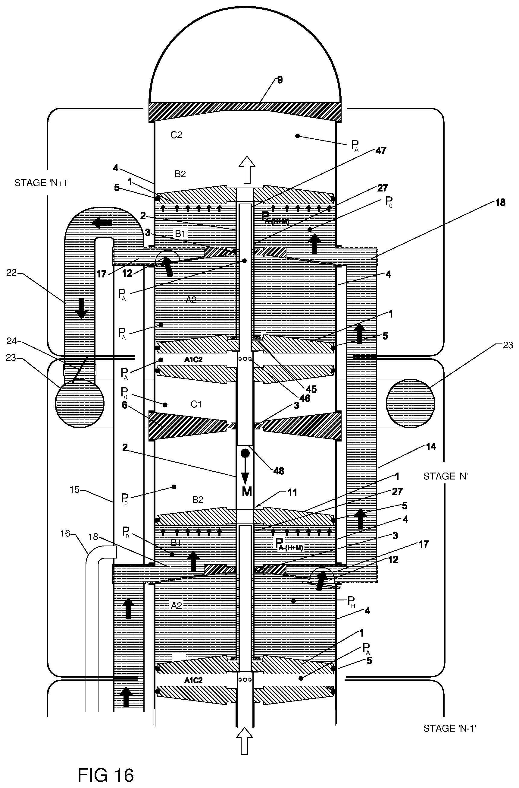 Patent US11781520 Figure 14 – Method to lift water and generate electrical power