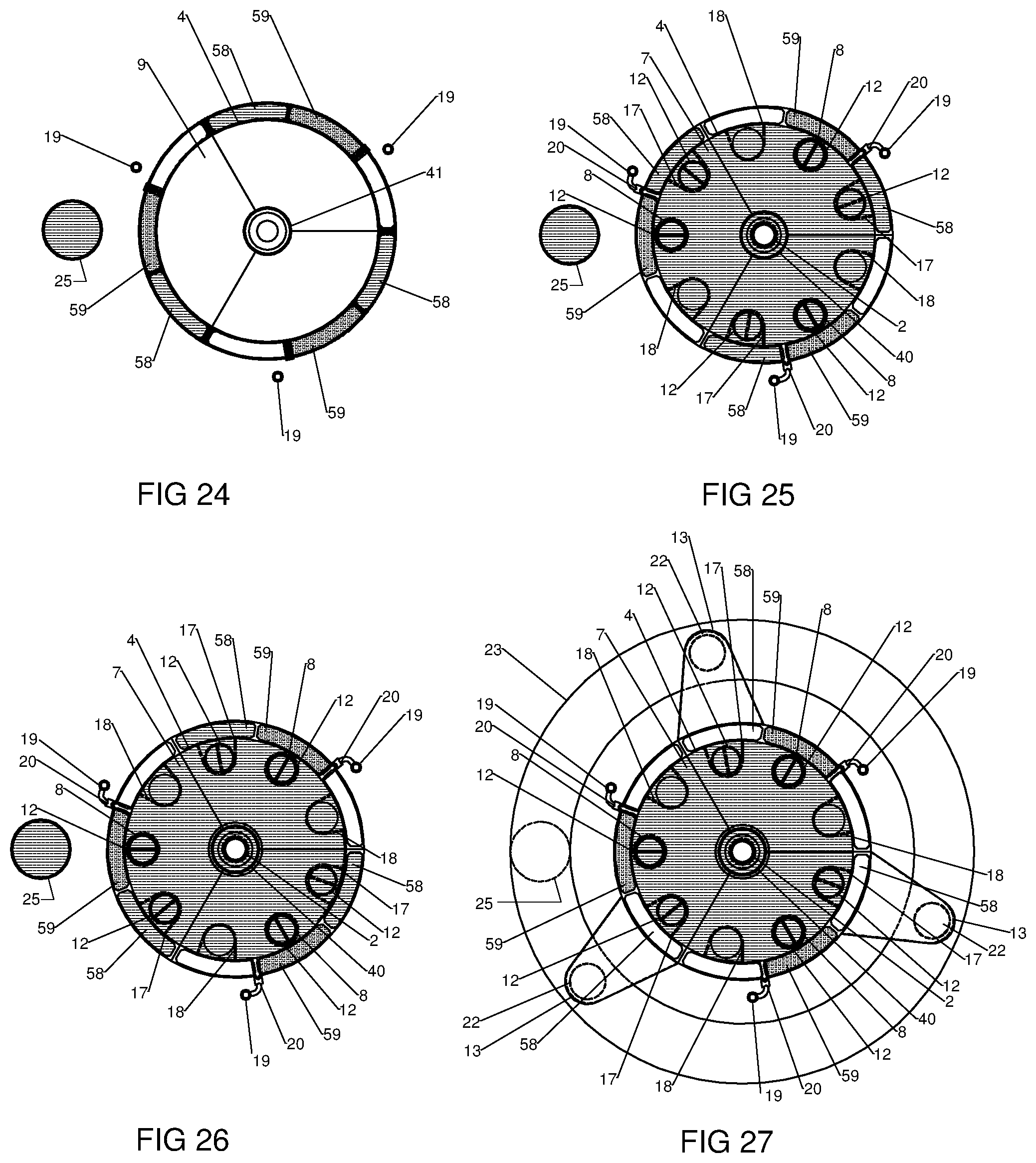 Patent US11781520 Figure 19 – Method to lift water and generate electrical power