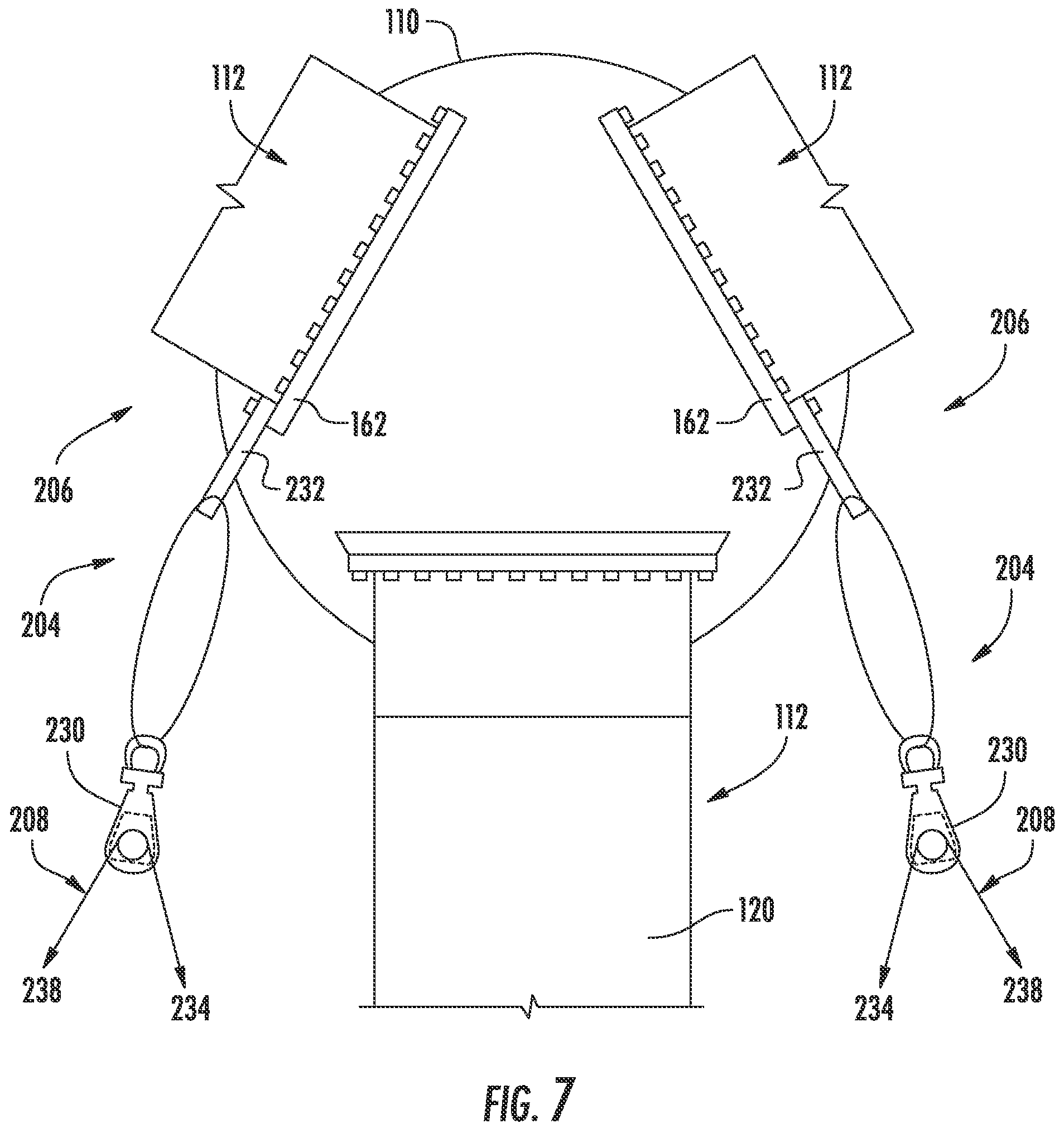 Patent US11781528 Figure 5 – System and method for servicing a jointed rotor blade of a wind turbine