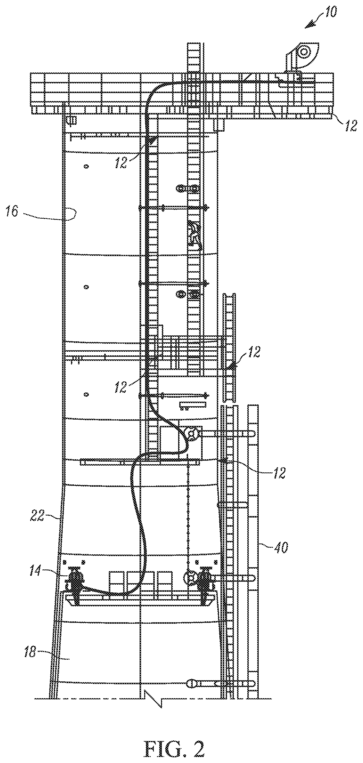 Patent US11781529 Figure 2 – Remote conduit de-coupling device