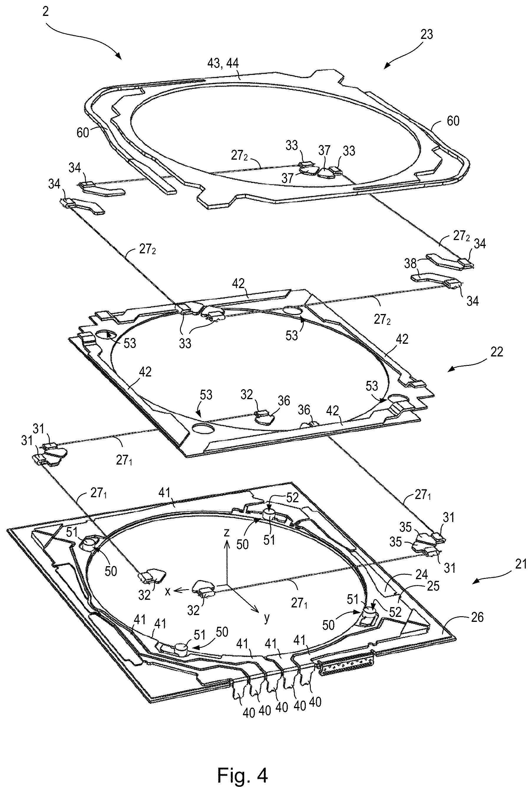 Patent US11781533 Figure 4 – Actuator assembly