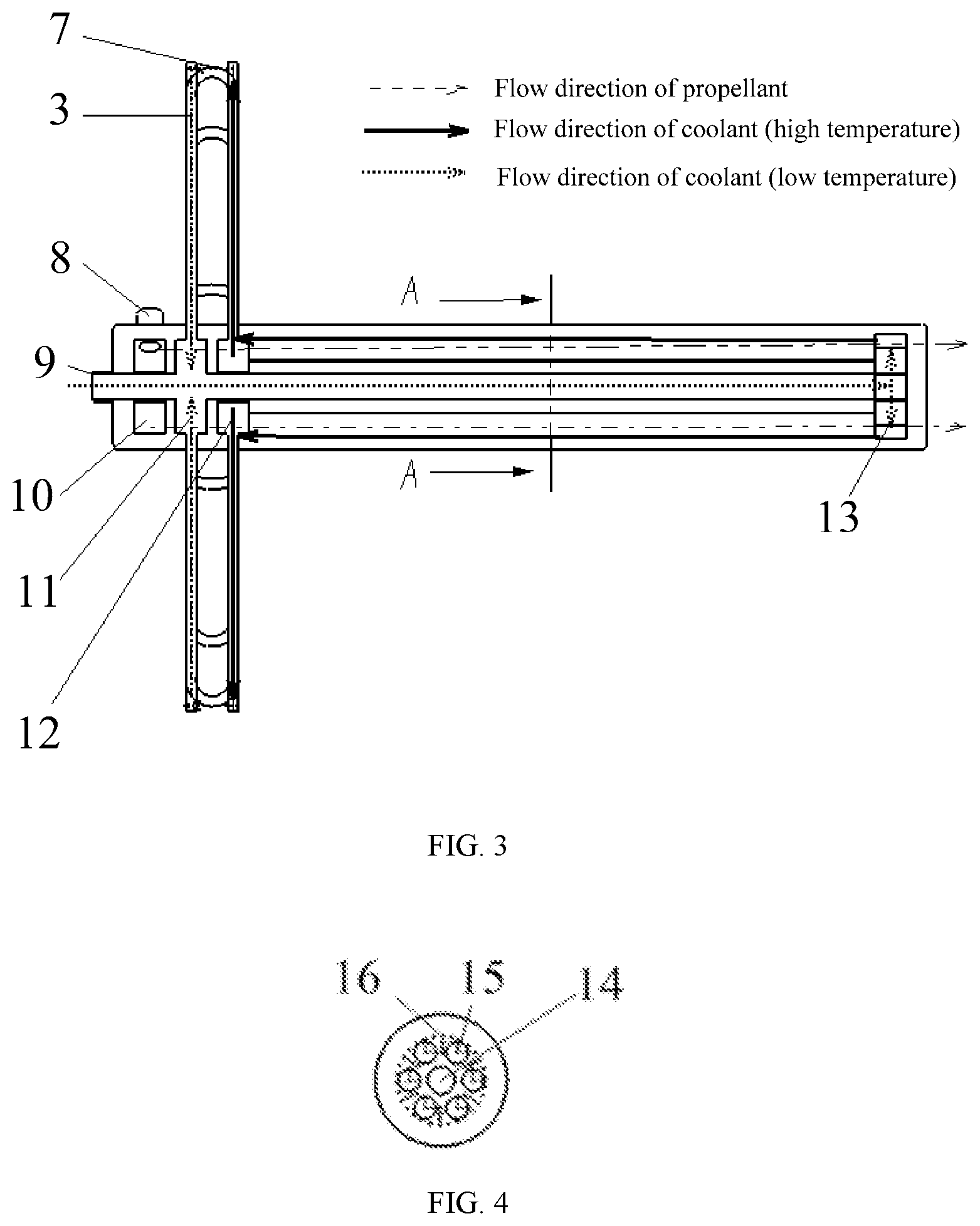 Patent US11781535 Figure 2 – Cooling structure of heat pipe for superconducting magneto plasma dynamic thruster