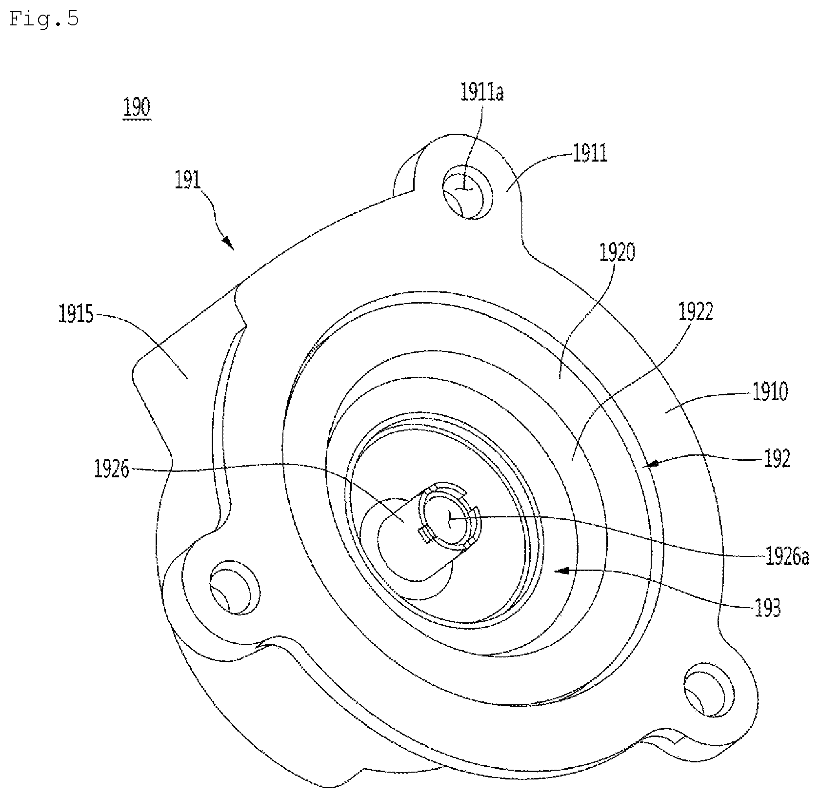 Patent US11781540 Figure 5 – Linear compressor