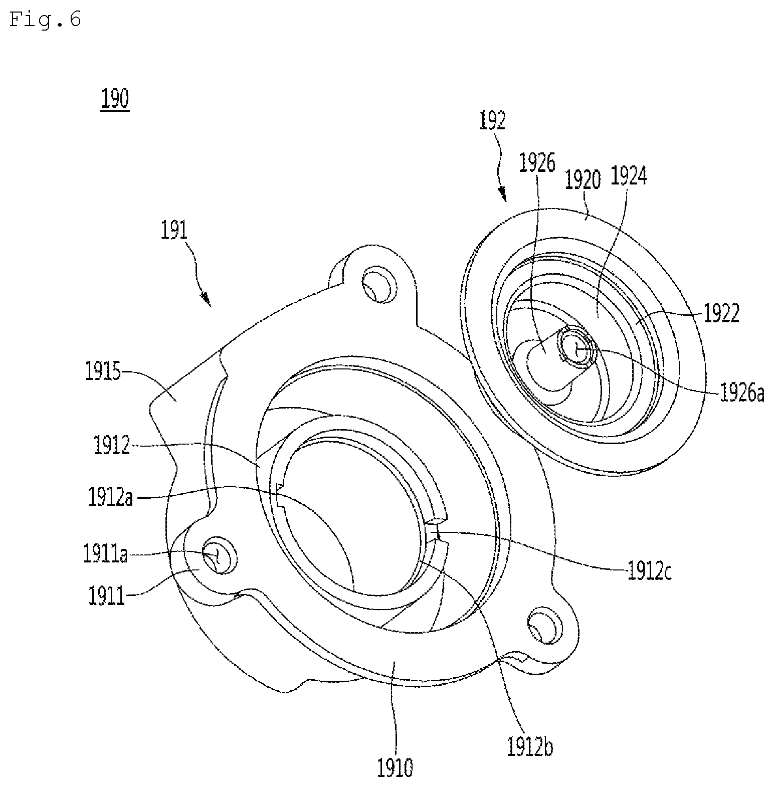 Patent US11781540 Figure 6 – Linear compressor