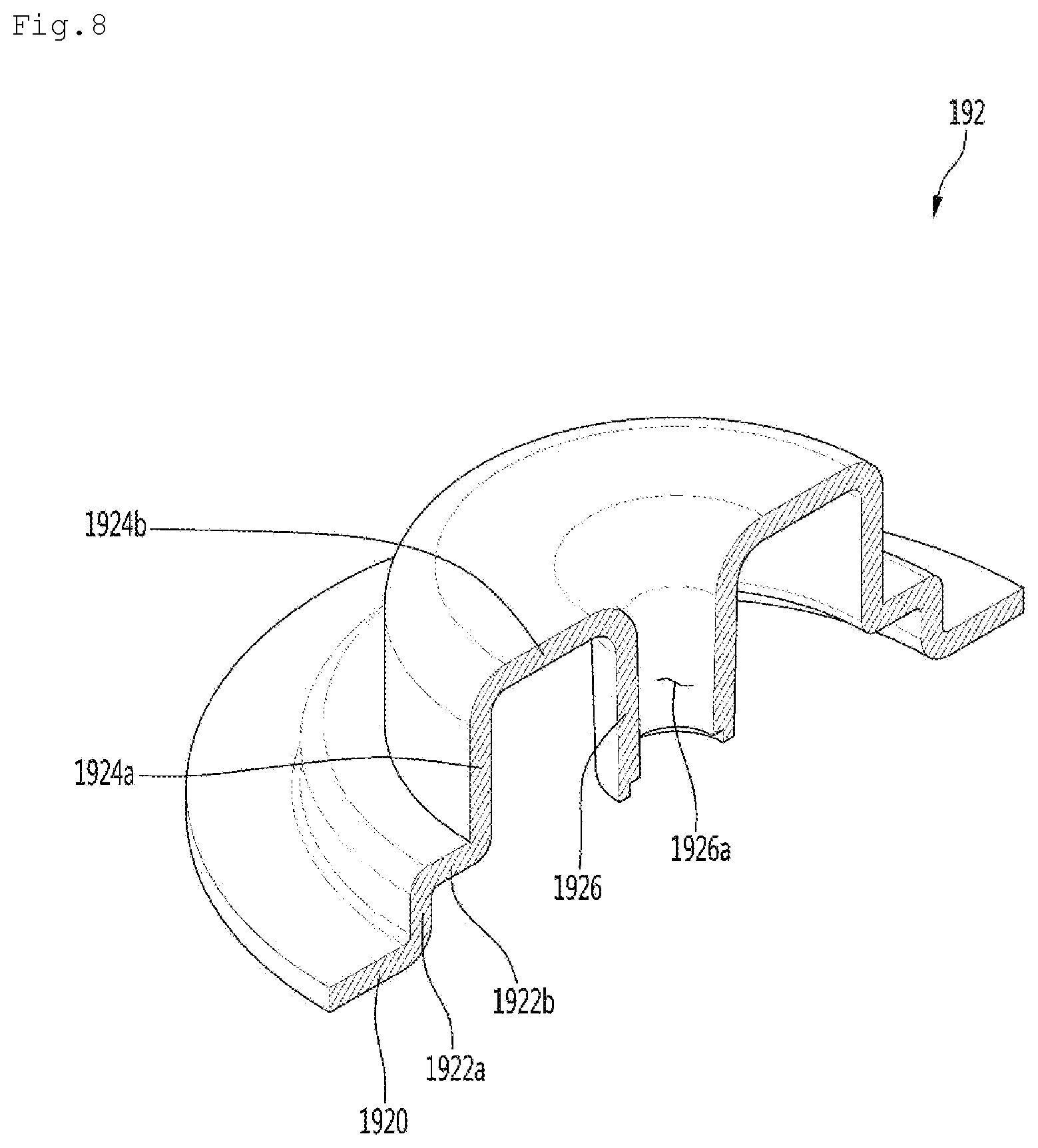 Patent US11781540 Figure 8 – Linear compressor
