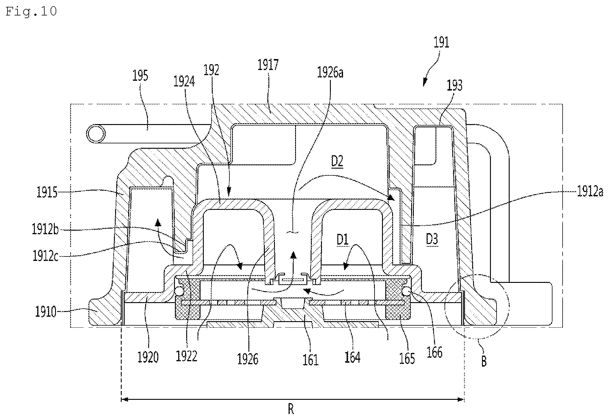 Patent US11781540 Figure 10 – Linear compressor