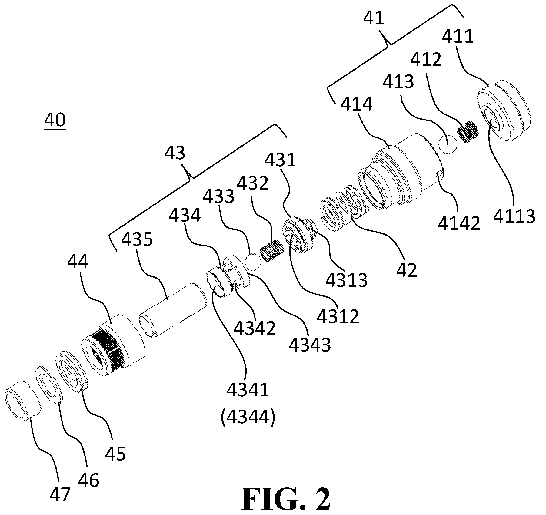 Patent US11781541 Figure 2 – Oil-scavenge pump and method for assembling the same