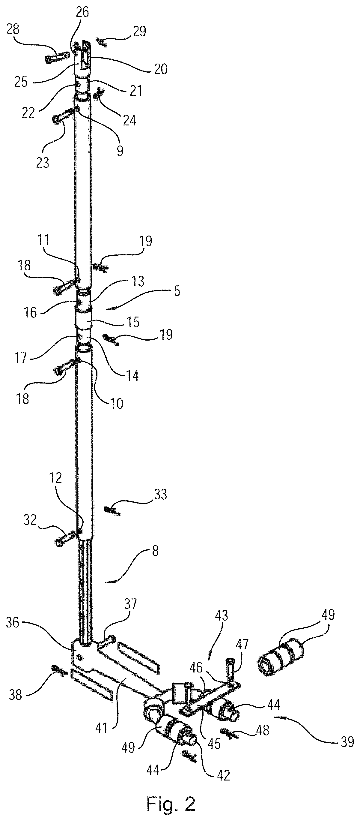 Patent US11781542 Figure 2 – Rod rotator assembly for well pumping rod strings