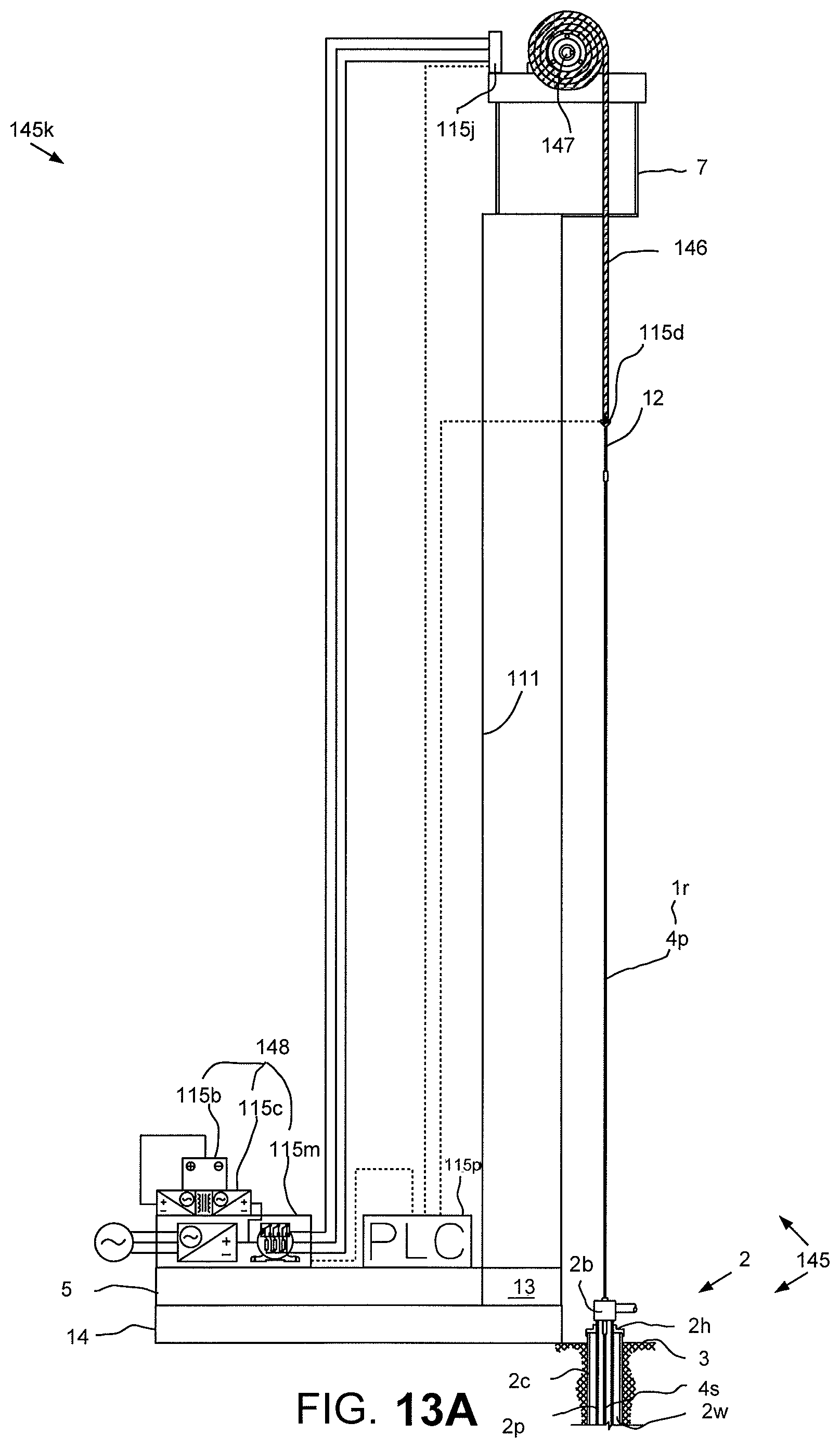 Patent US11781543 Figure 14 – Long-stroke pumping unit