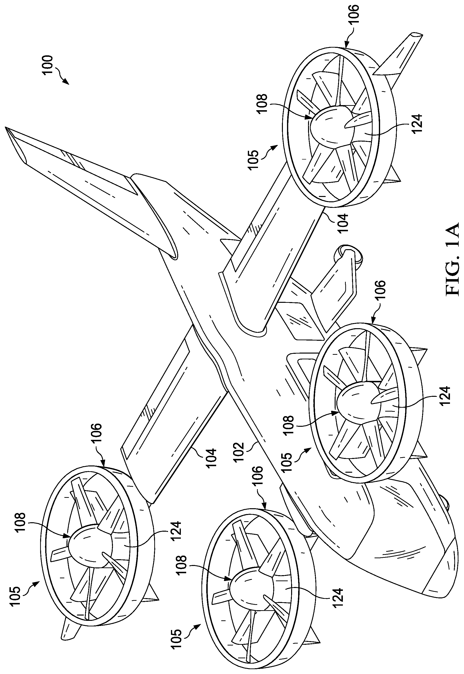 Patent US11781544 Figure 1 – Electric drive system for rotorcraft