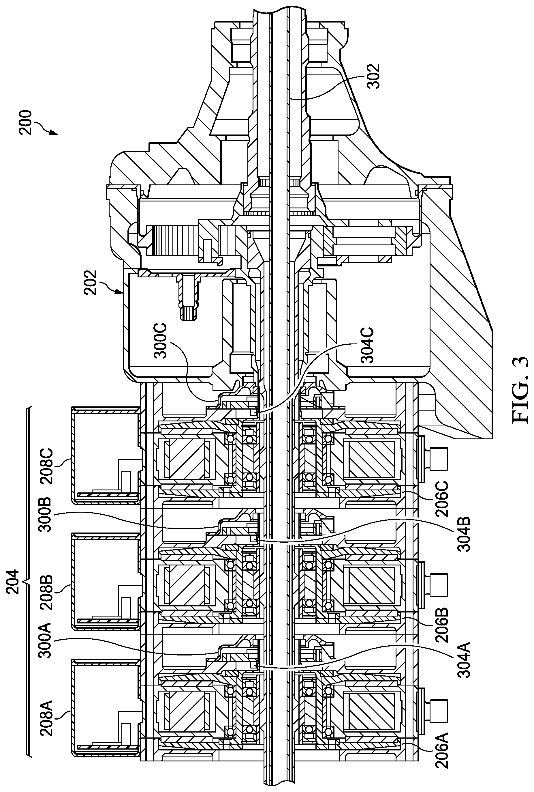 Patent US11781544 Figure 4 – Electric drive system for rotorcraft