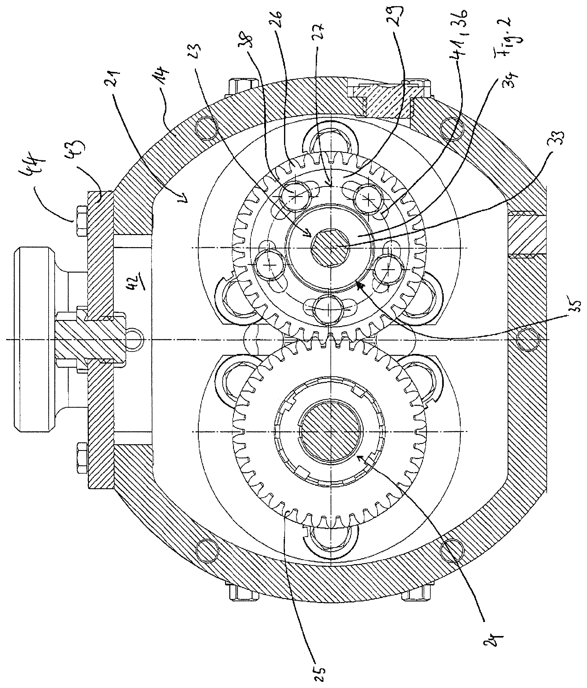 Patent US11781545 Figure 2 – Helical spindle pump with a single-entry design