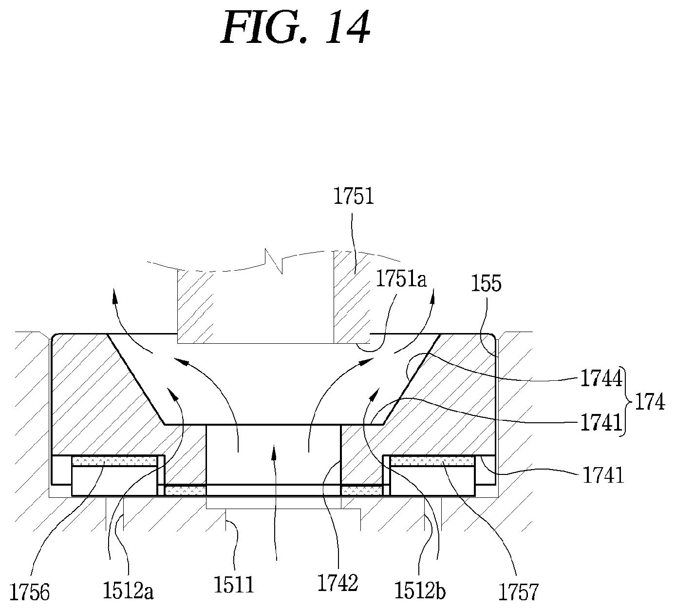 Patent US11781546 Figure 14 – Scroll compressor