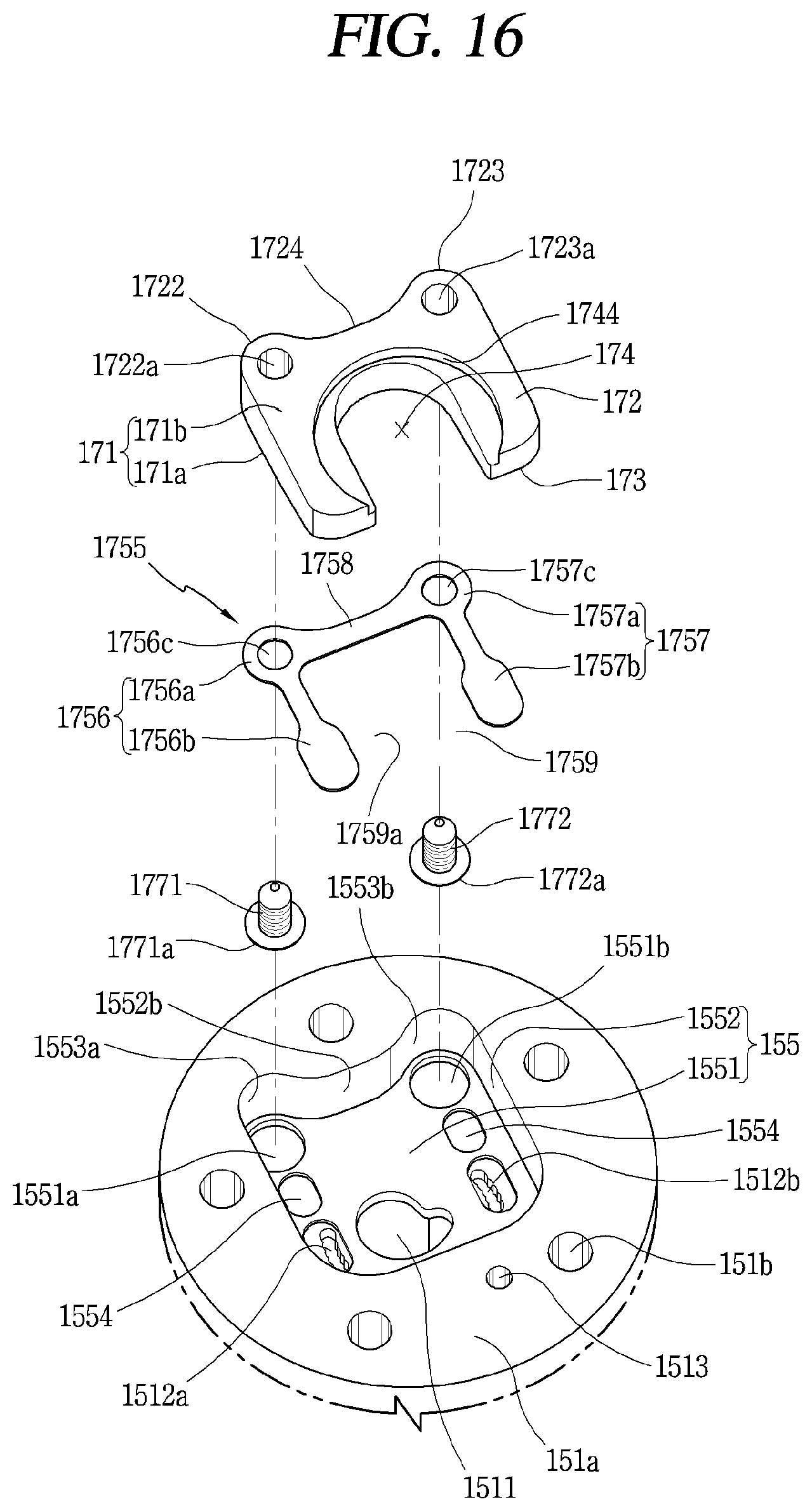 Patent US11781546 Figure 16 – Scroll compressor