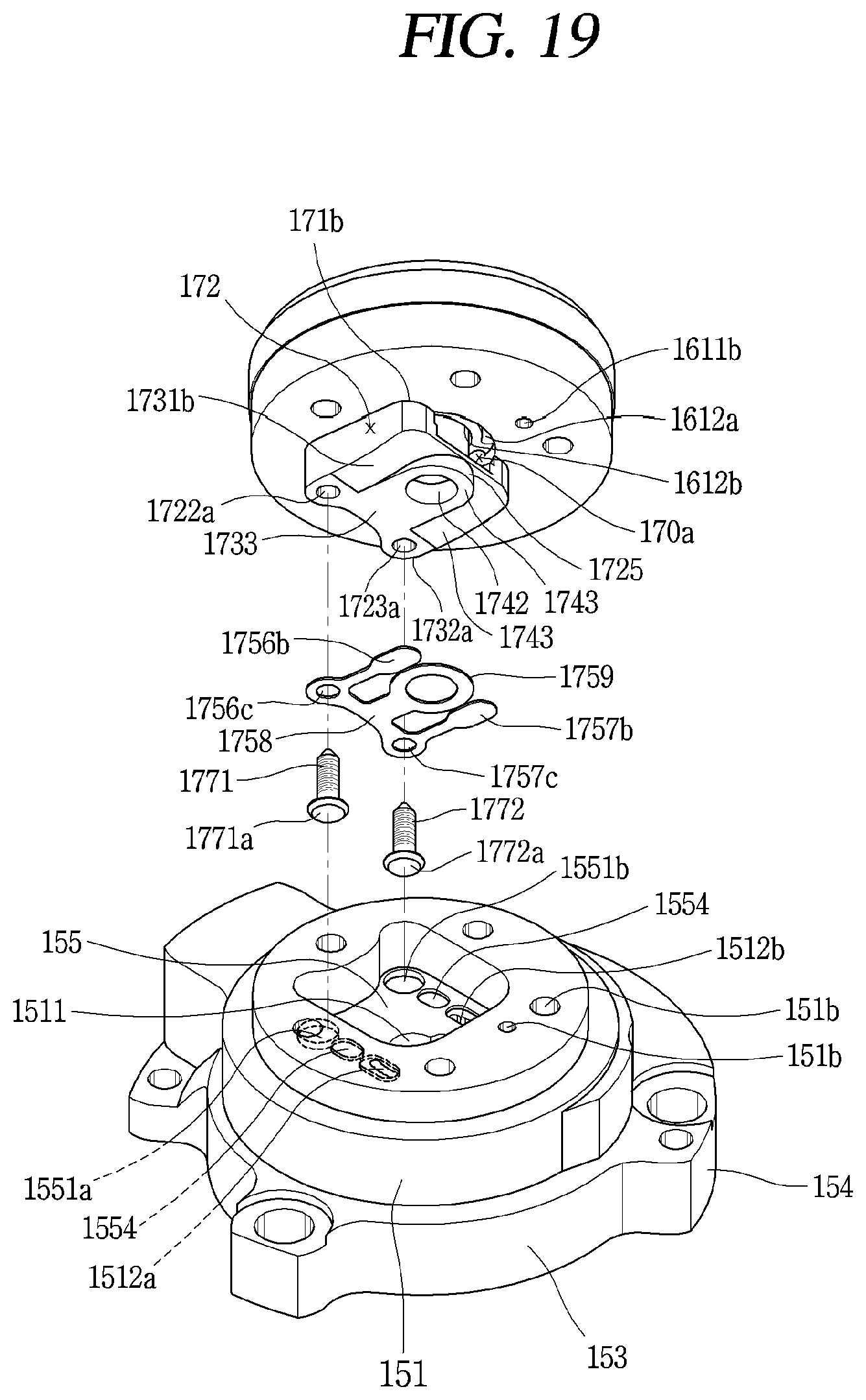Patent US11781546 Figure 19 – Scroll compressor
