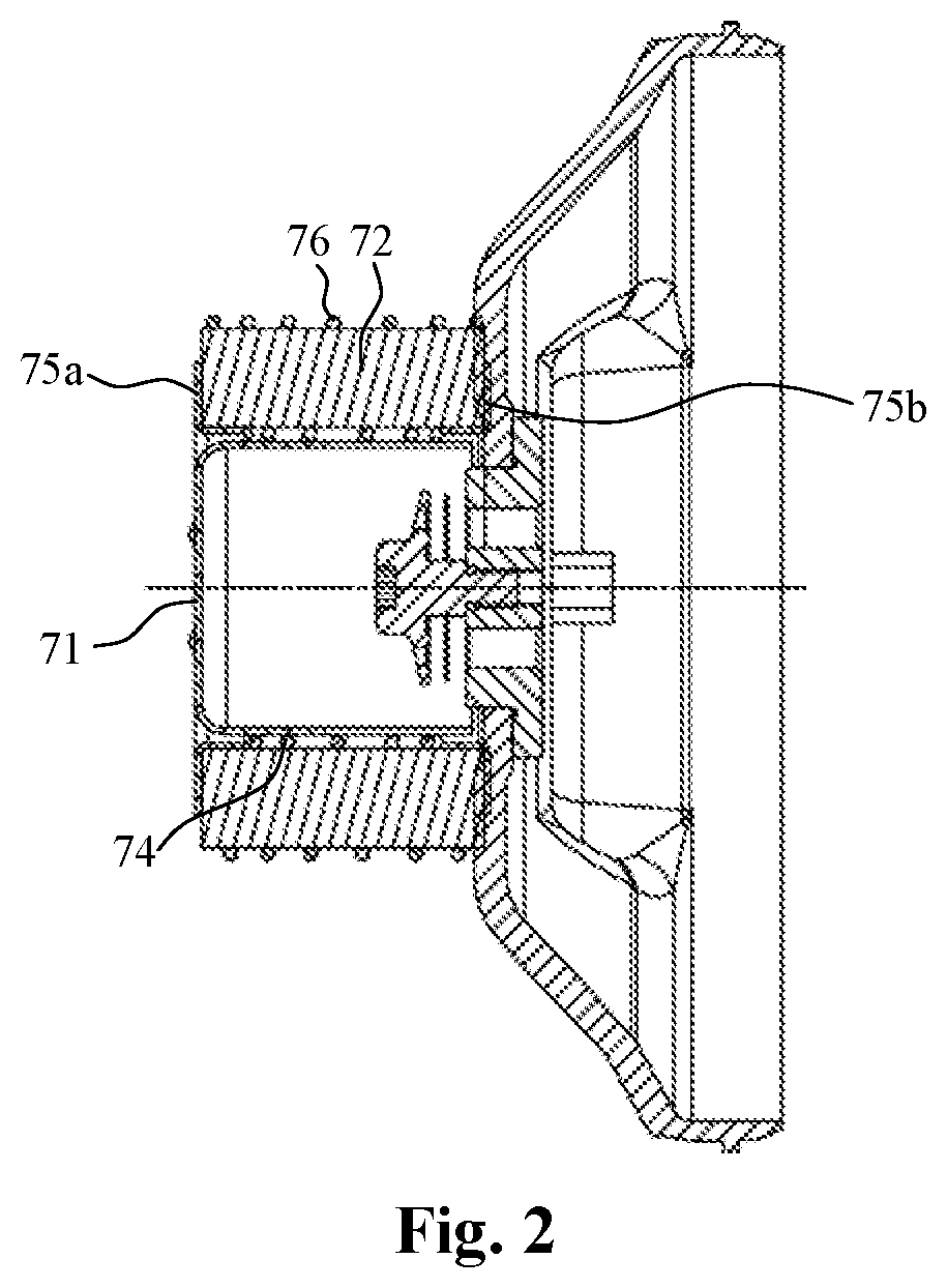 Patent US11781548 Figure 2 – Oil separation apparatus and horizontal compressor
