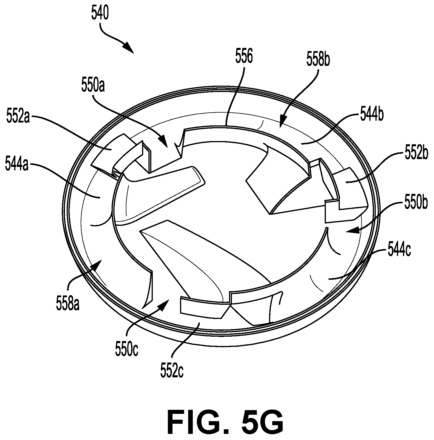 Patent US11781549 Figure 14 – Air cooling system for electronic spinning assembly