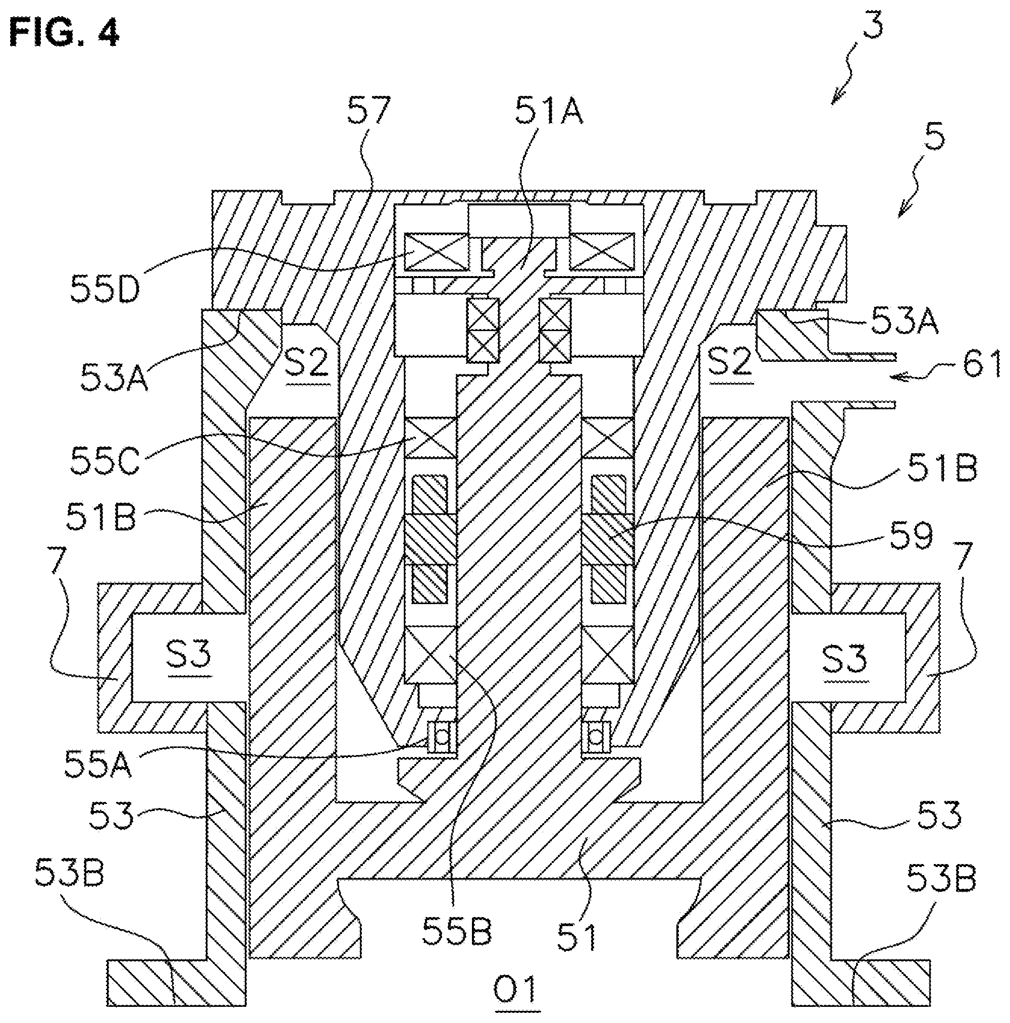 Patent US11781552 Figure 4 – Vacuum pump system and vacuum pump