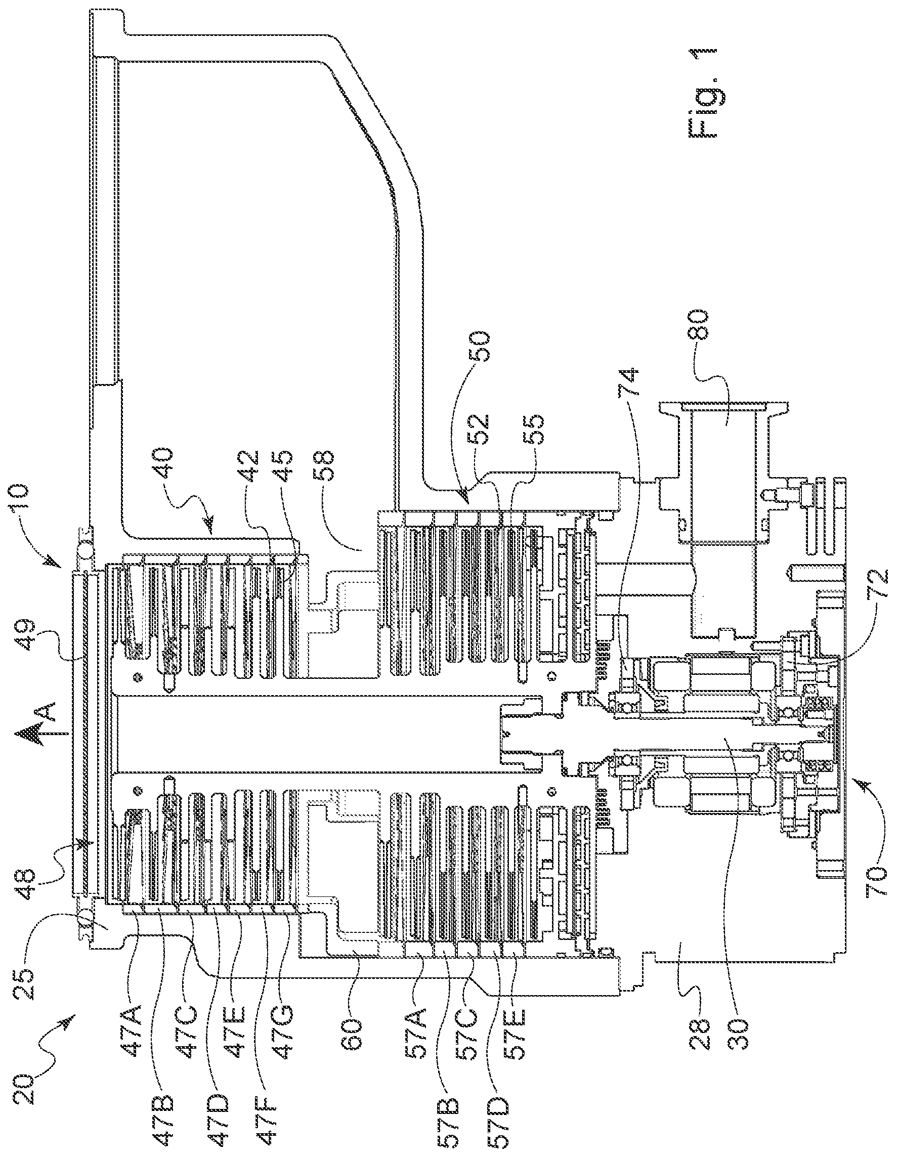 Patent US11781553 Figure 1 – Vacuum pump with elastic spacer