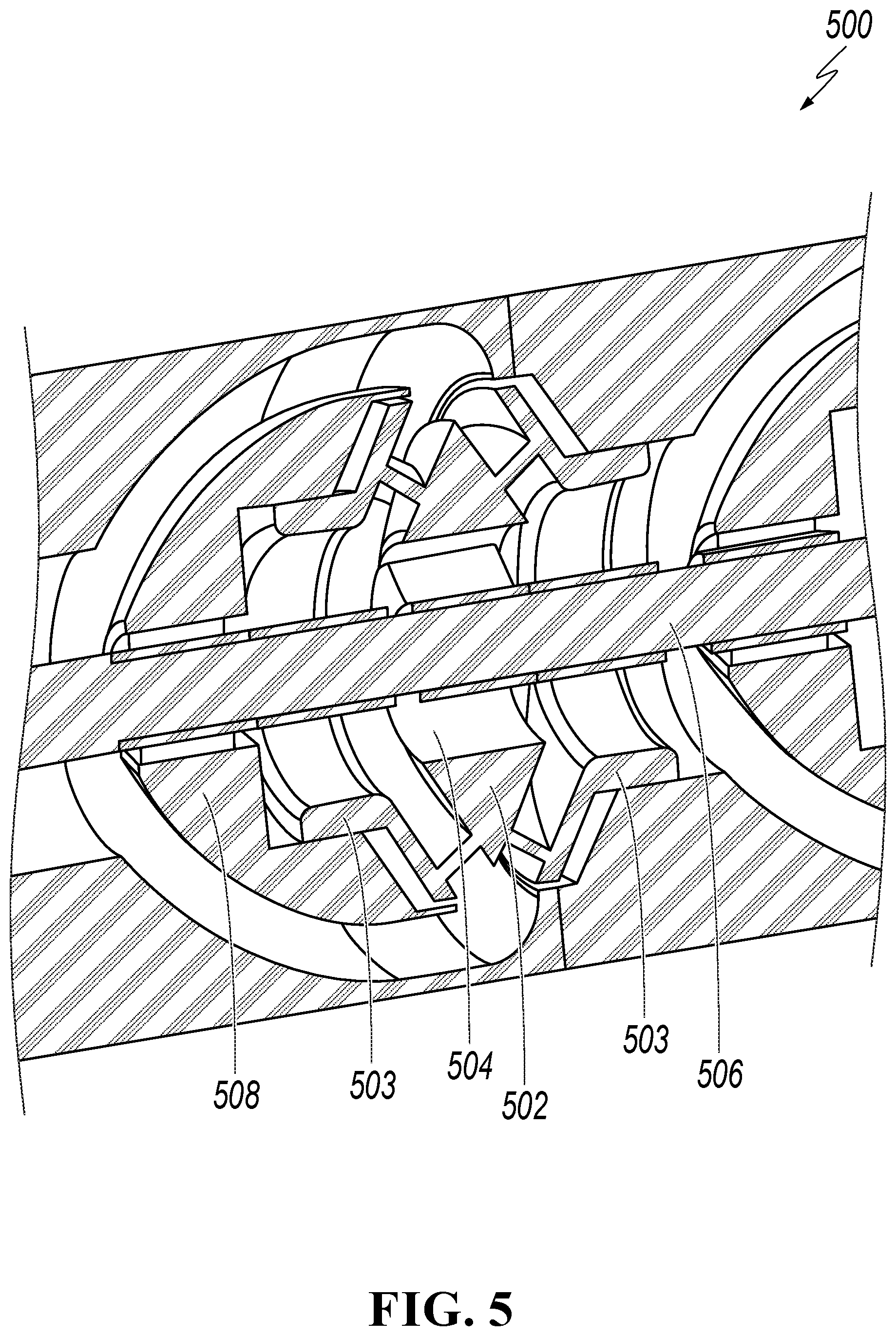 Patent US11781556 Figure 5 – High energy density turbomachines