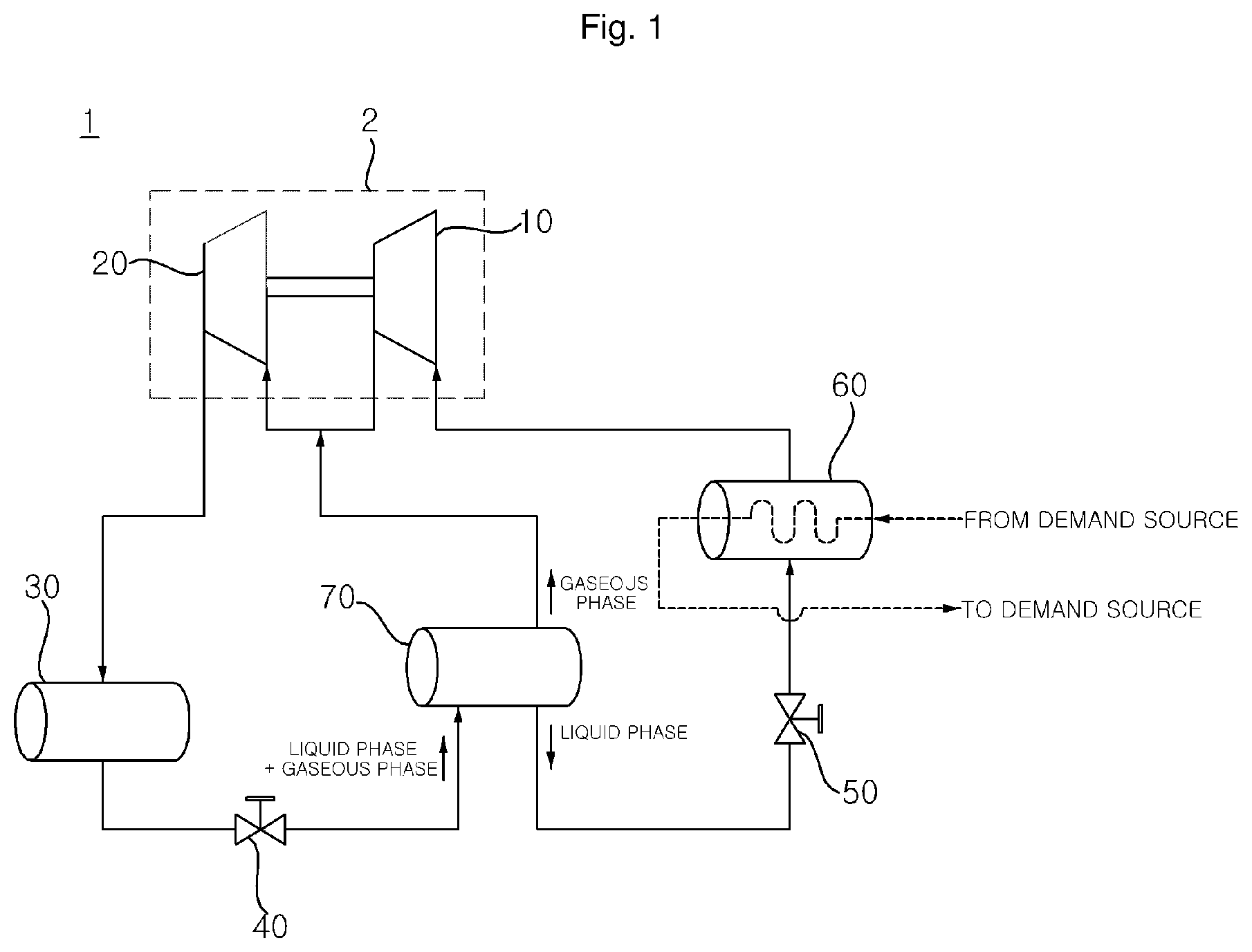 Patent US11781561 Figure 1 – Compressor and chiller including the same