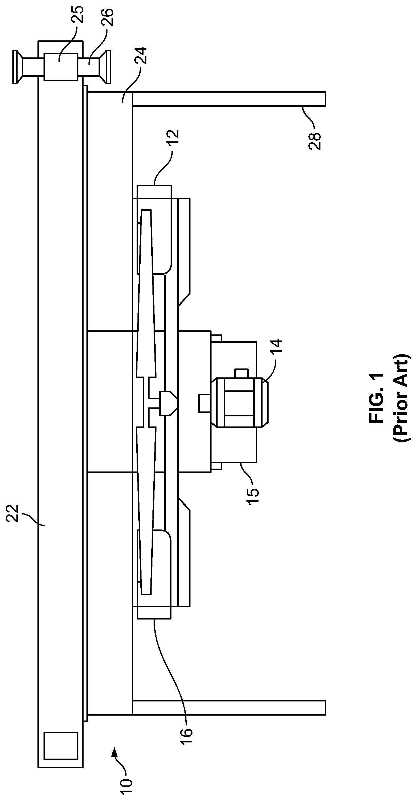 Patent US11781563 — Air-cooled heat exchanger with X-brace drive — Figure 1