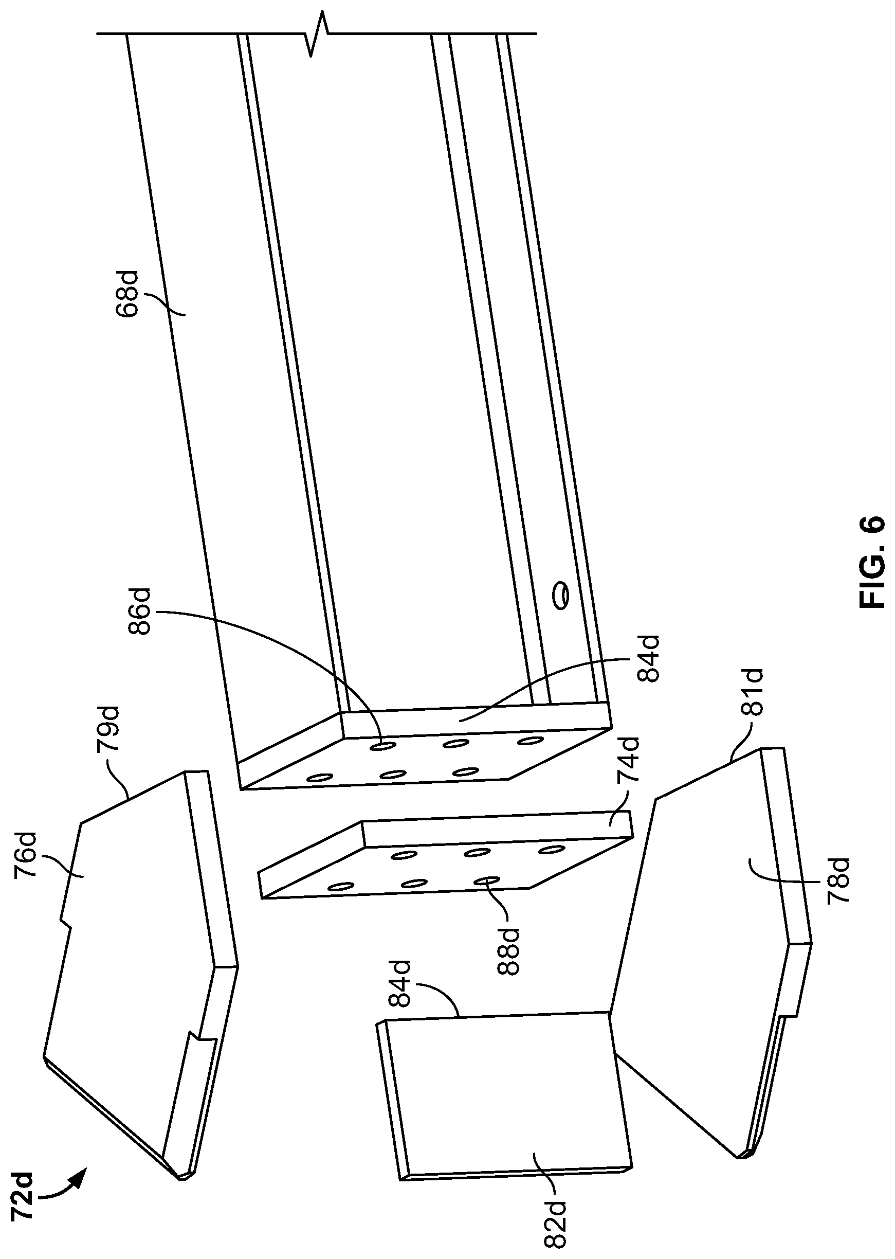 Patent US11781563 Figure 6 – Air-cooled heat exchanger with X-brace drive