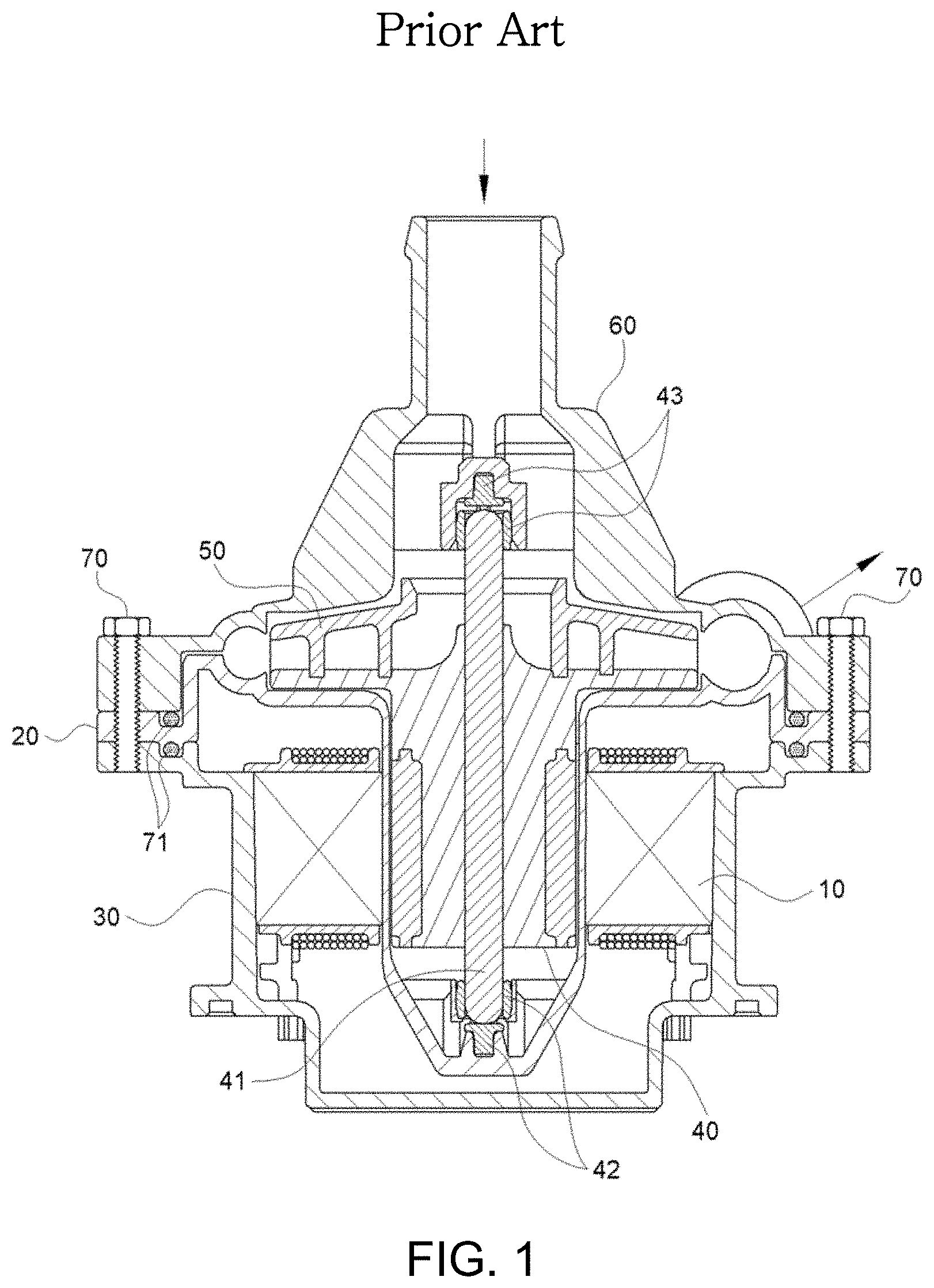 Patent US11781566 Figure 1 – Water pump and manufacturing method thereof