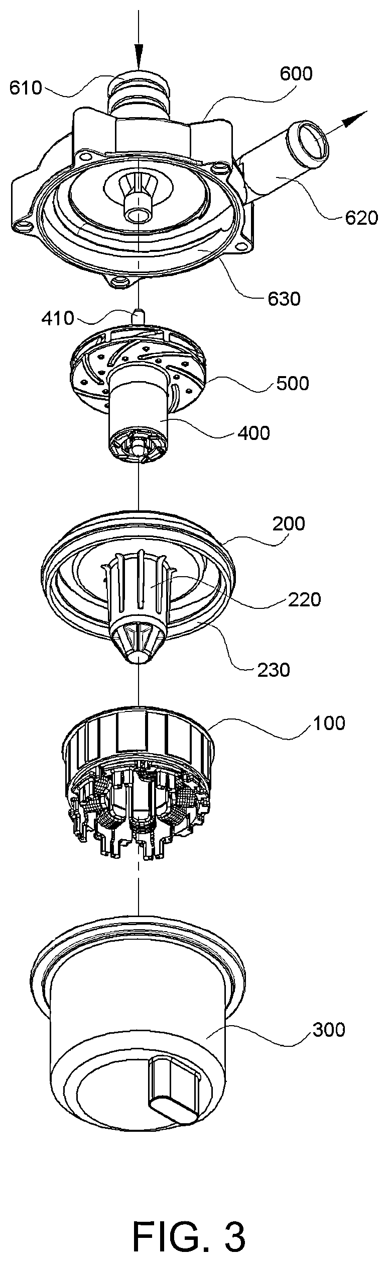 Patent US11781566 Figure 3 – Water pump and manufacturing method thereof