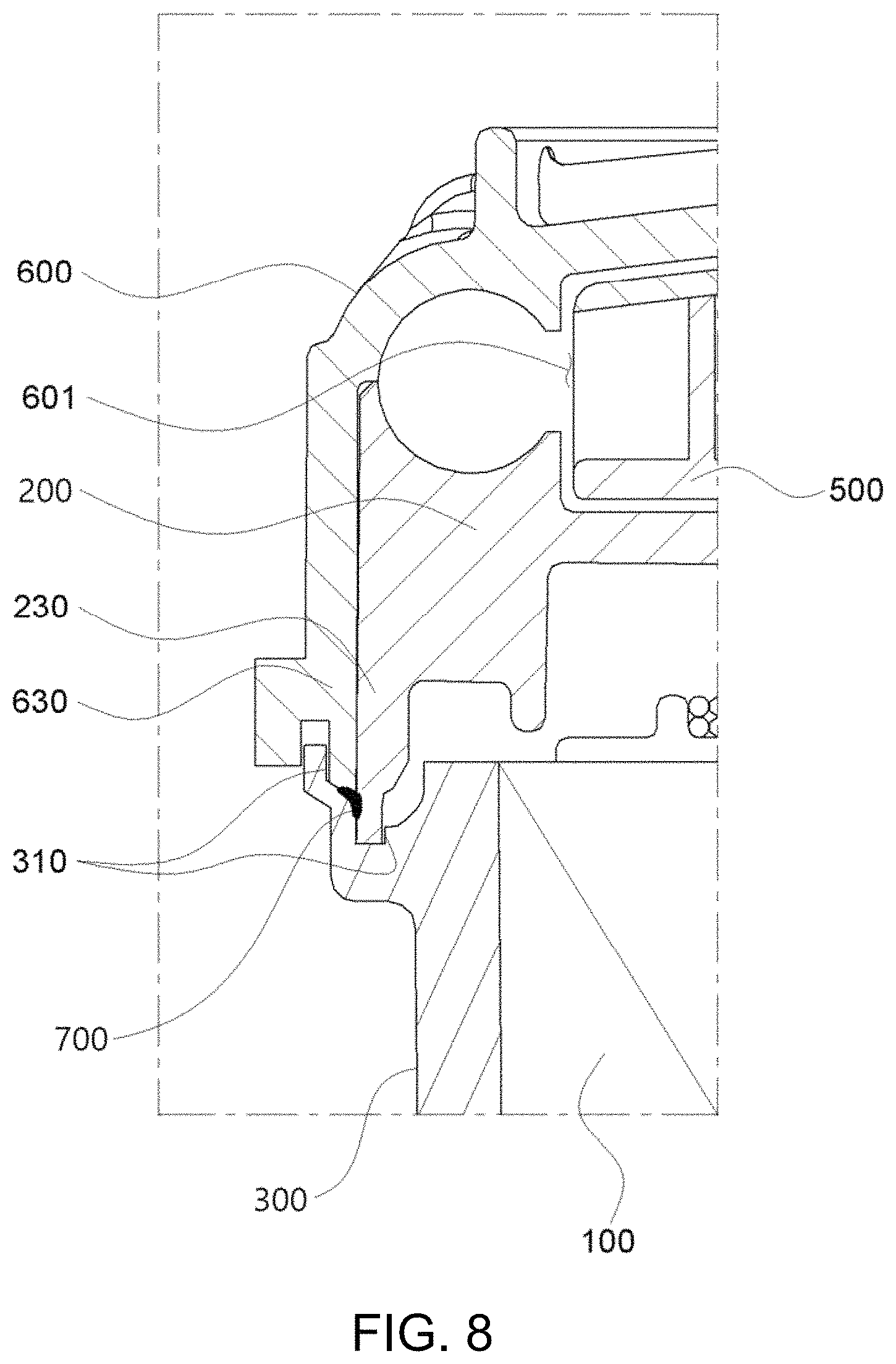 Patent US11781566 Figure 8 – Water pump and manufacturing method thereof