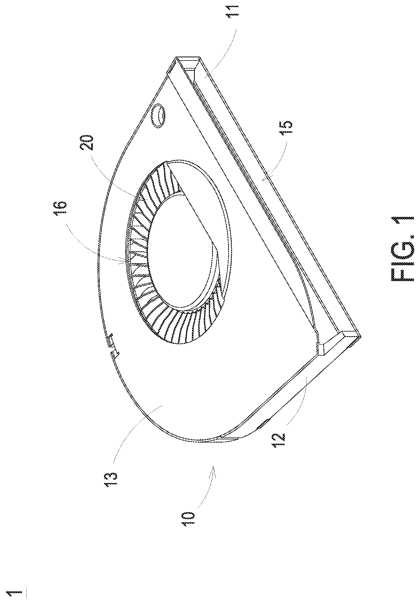 Patent US11781567 Figure 1 – Centrifugal fan