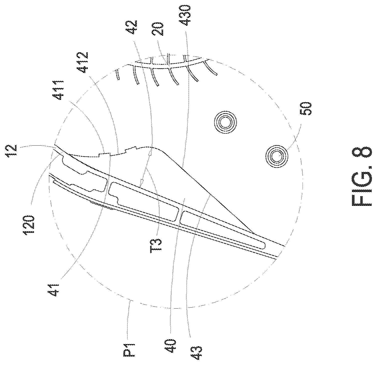 Patent US11781567 Figure 8 – Centrifugal fan