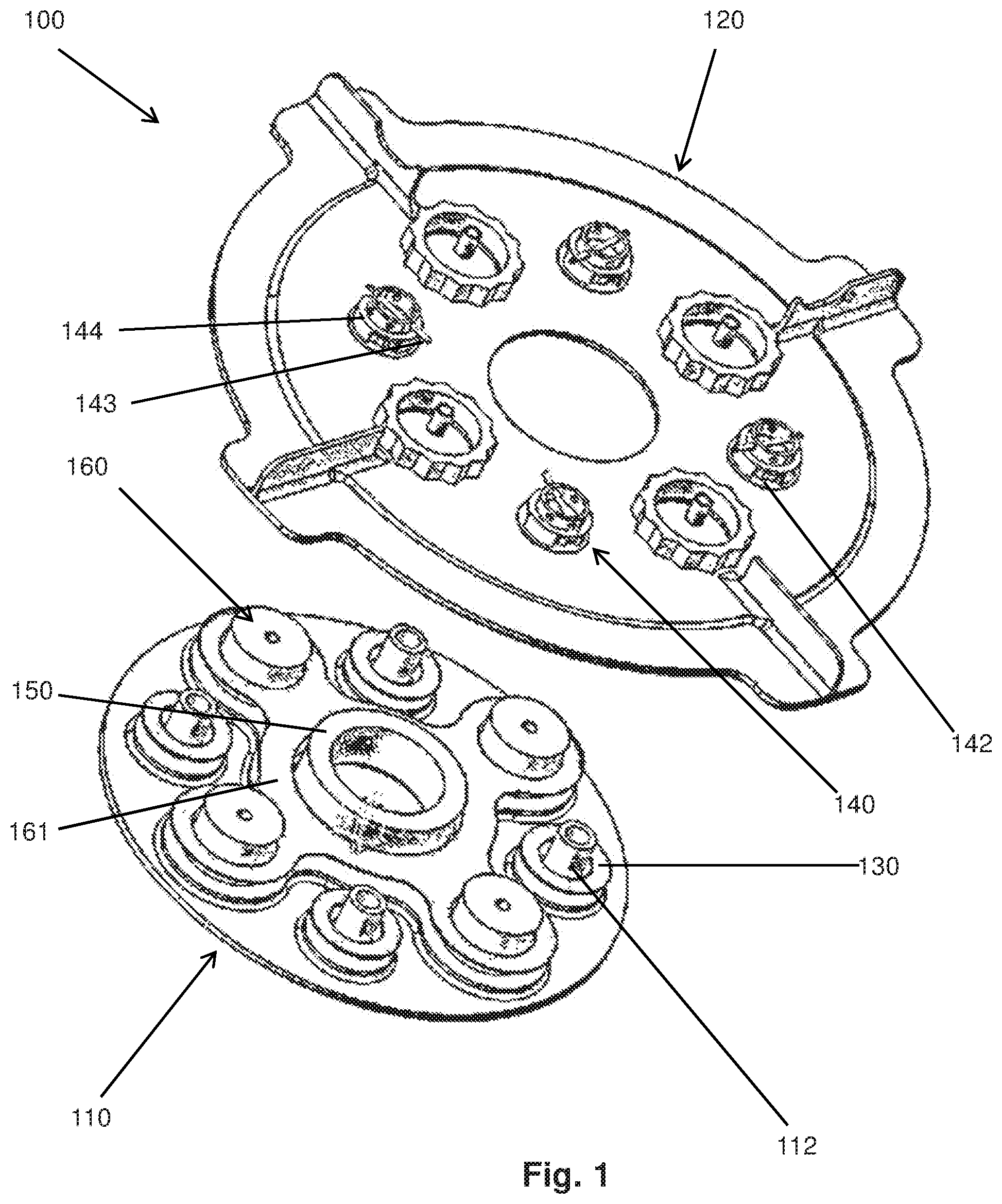 Patent US11781574 Figure 1 – Probe fastening system and aircraft