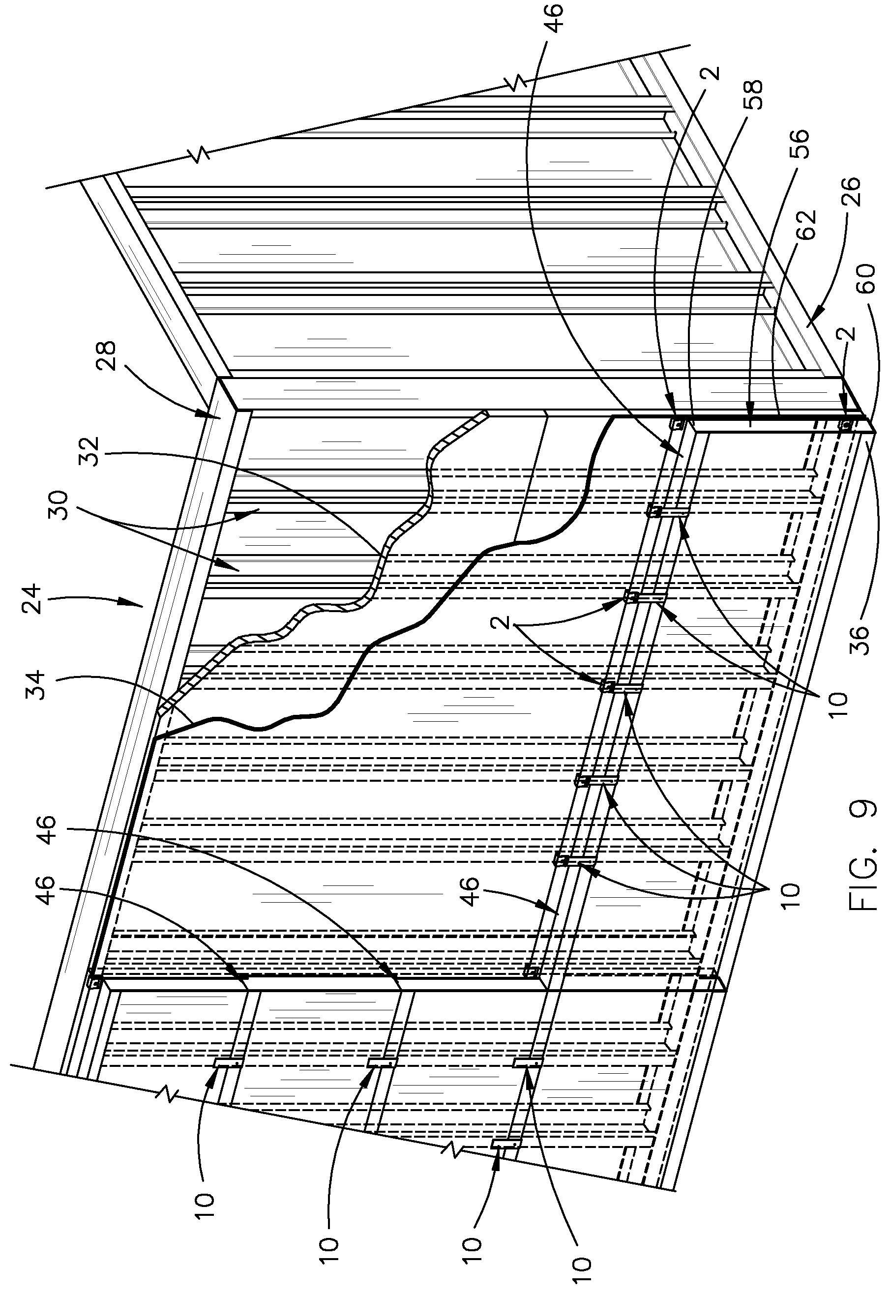 Patent US11781575 Figure 3 – Spacer clip for use in a wall assembly