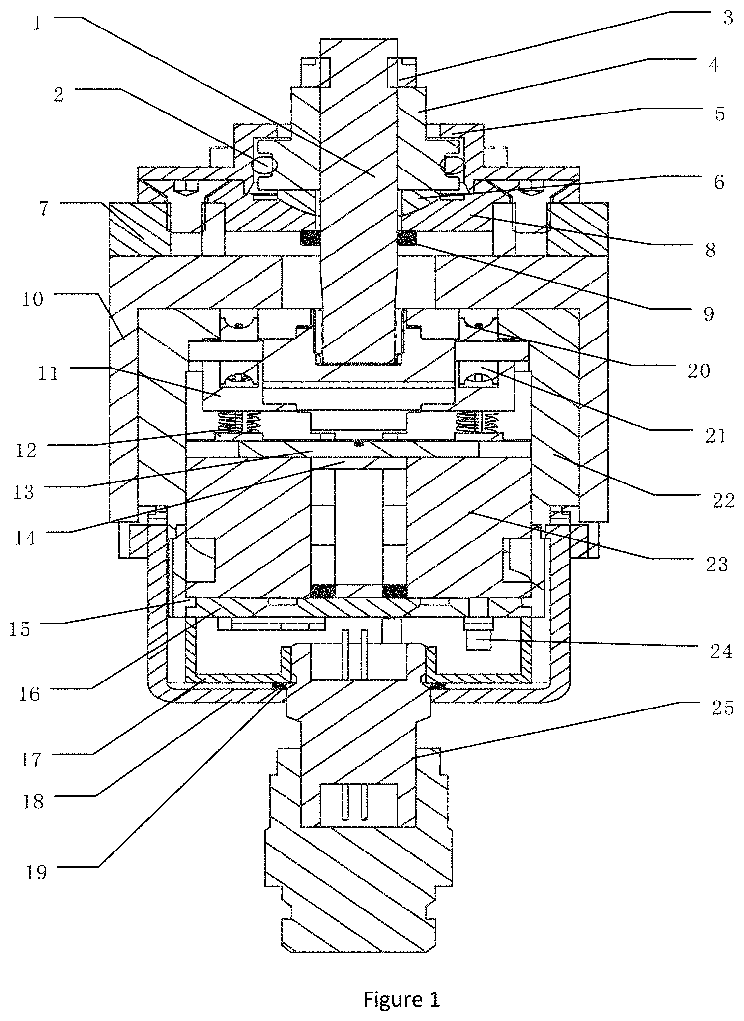 Patent US11781576 — Connection and separation device driven by memory alloy wires — Figure 1