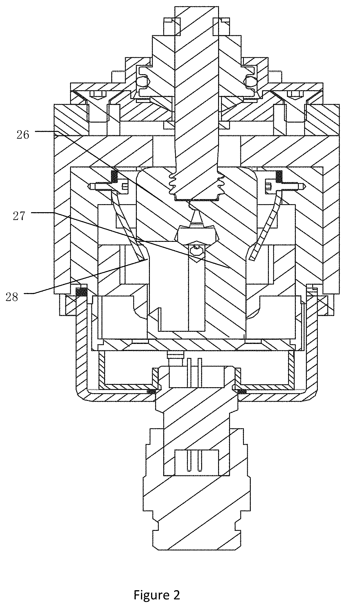 Patent US11781576 Figure 2 – Connection and separation device driven by memory alloy wires