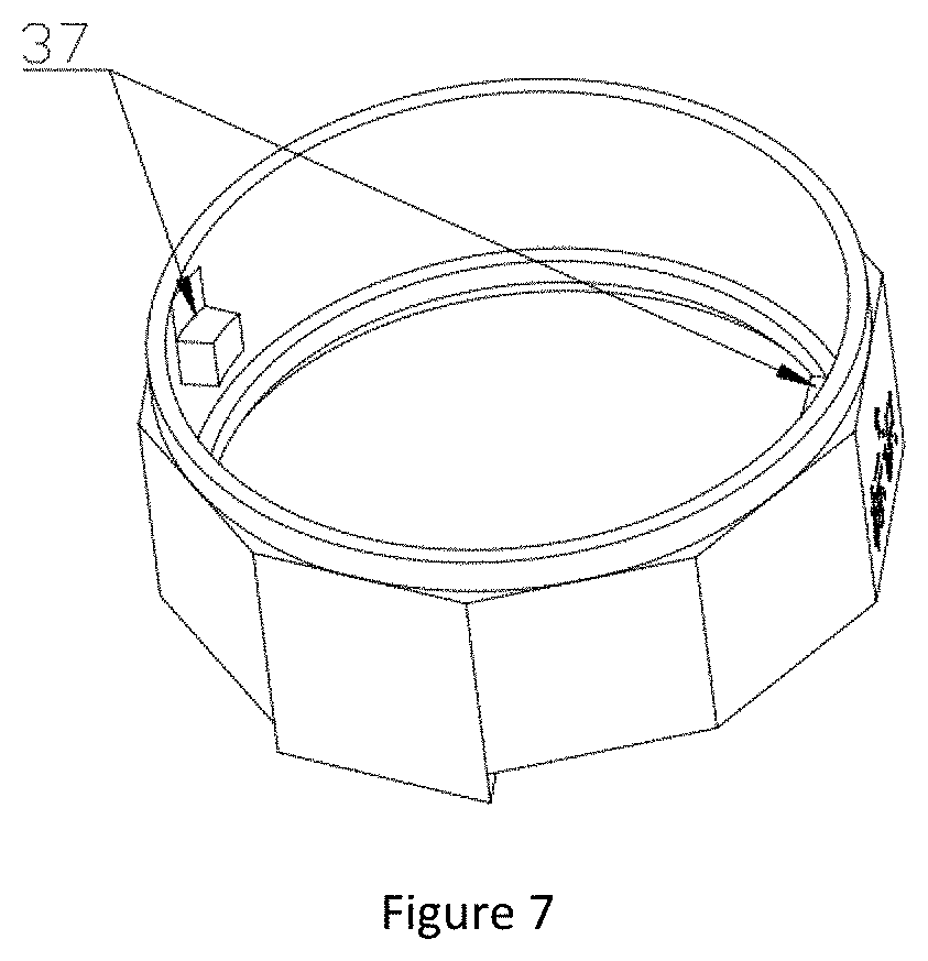 Patent US11781576 Figure 5 – Connection and separation device driven by memory alloy wires