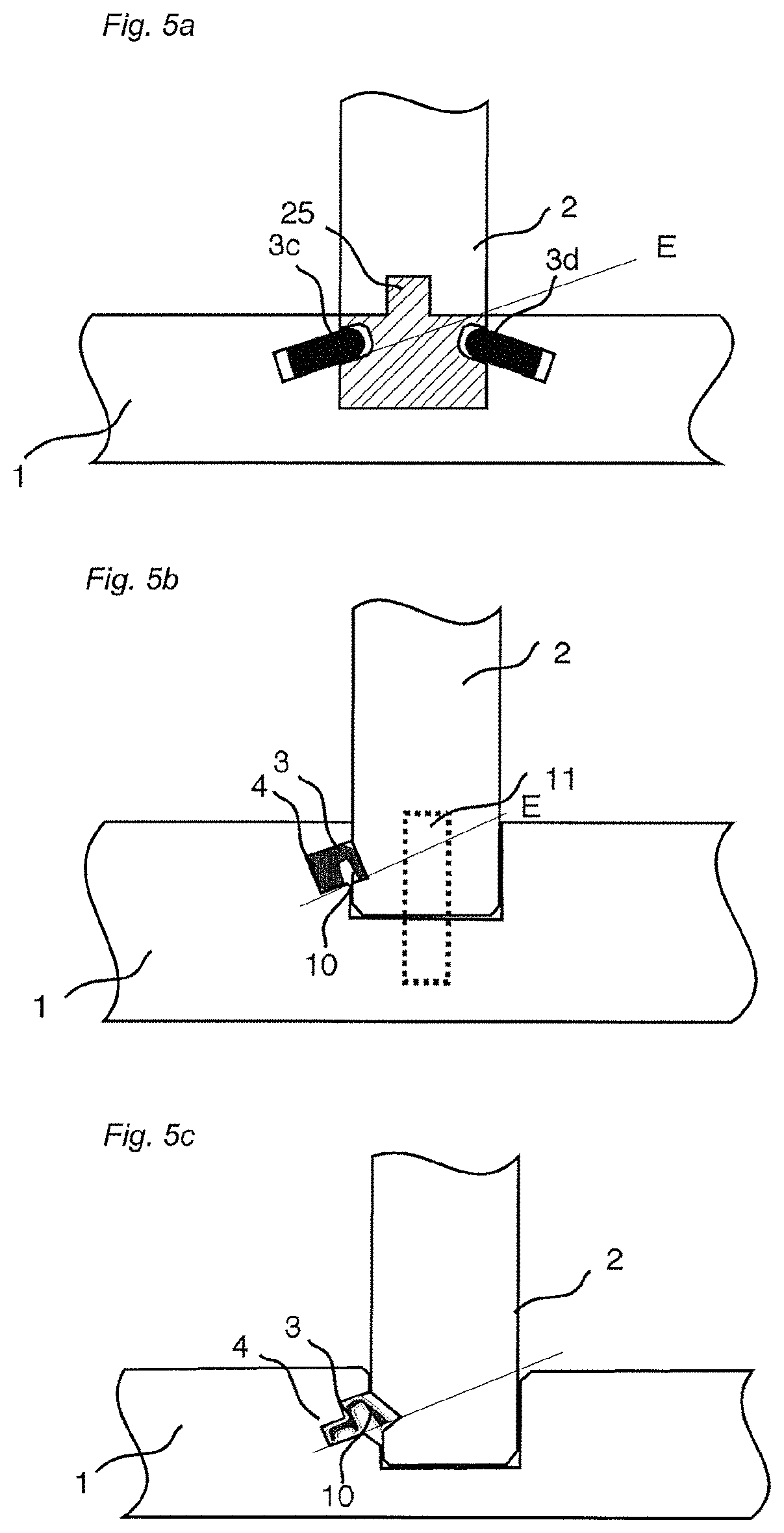 Patent US11781577 Figure 5 – Mechanical locking system for building panels