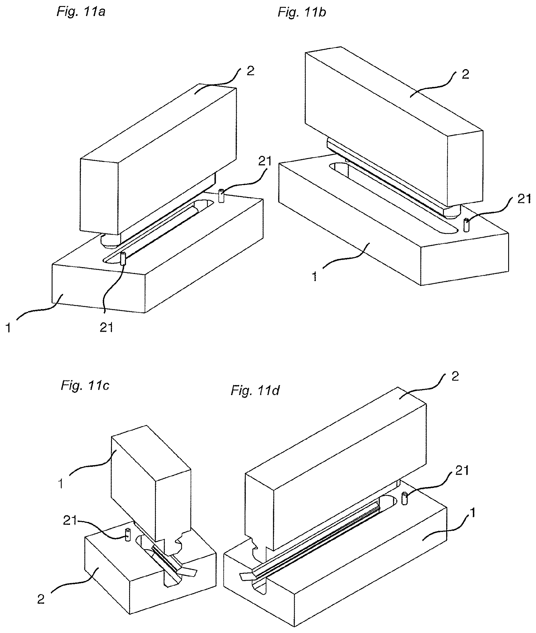 Patent US11781577 Figure 11 – Mechanical locking system for building panels