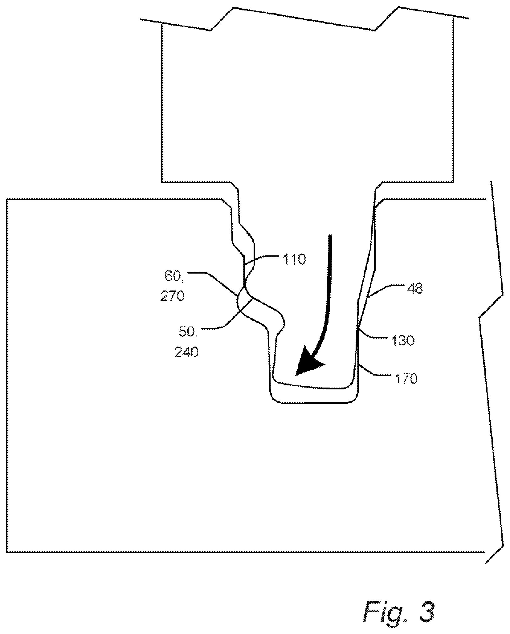 Patent US11781578 Figure 3 – Joining system for furniture parts