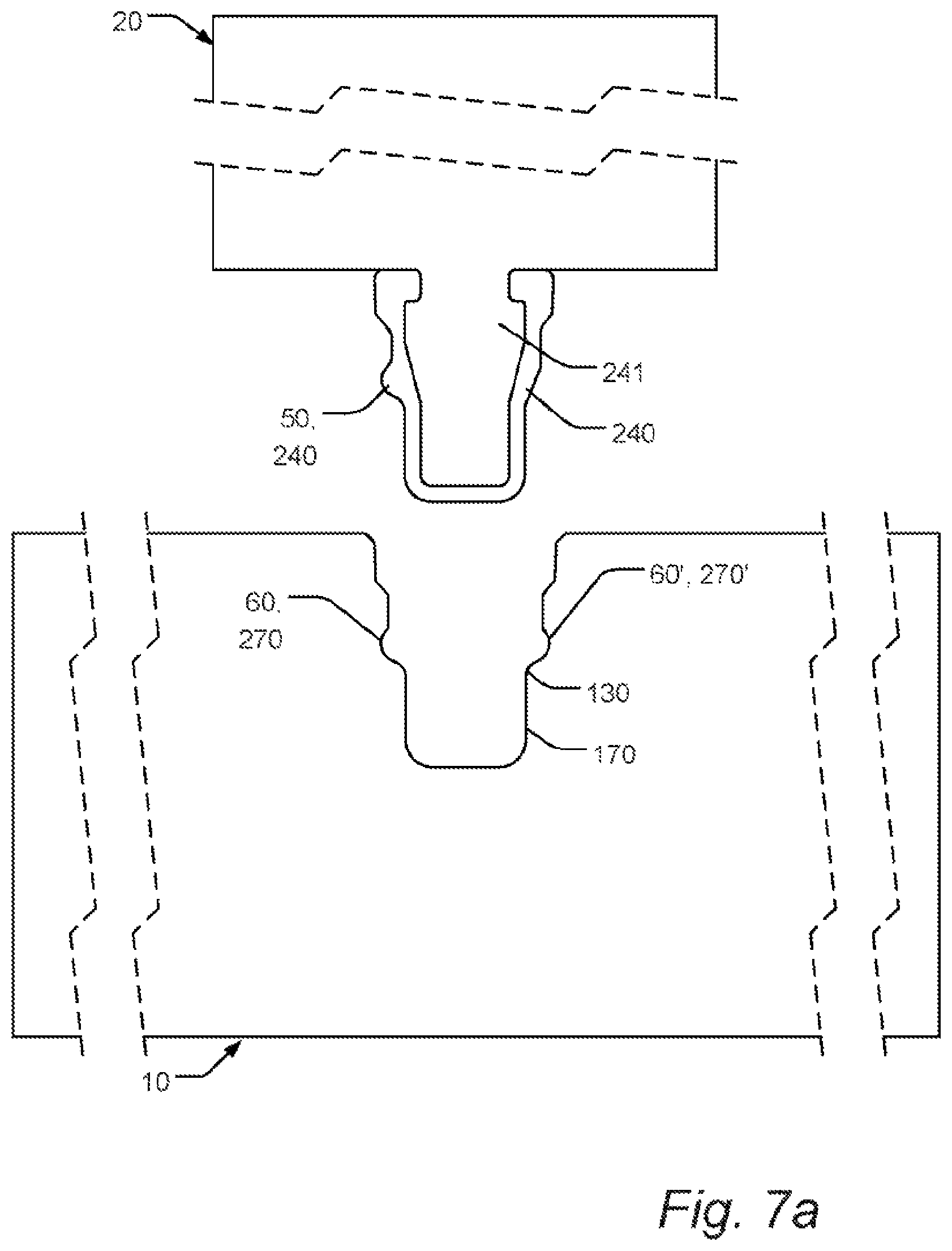 Patent US11781578 Figure 7 – Joining system for furniture parts