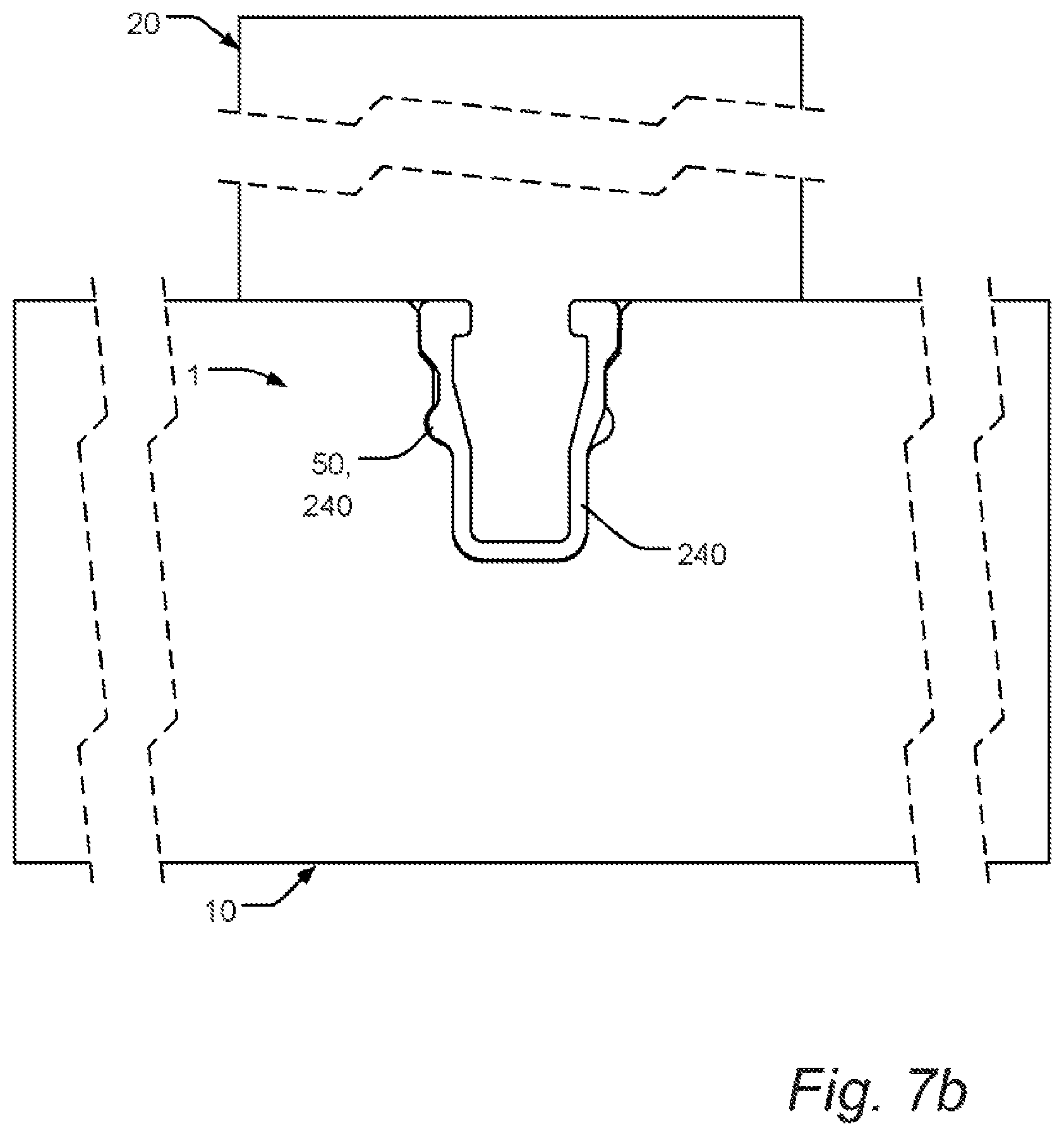 Patent US11781578 Figure 8 – Joining system for furniture parts