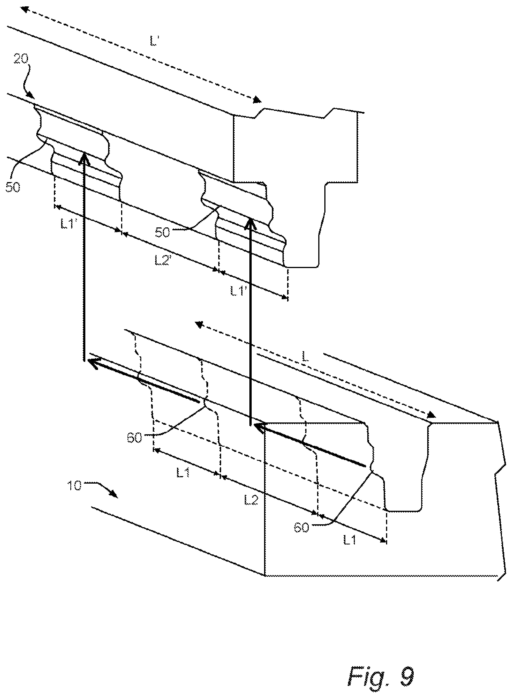 Patent US11781578 Figure 11 – Joining system for furniture parts