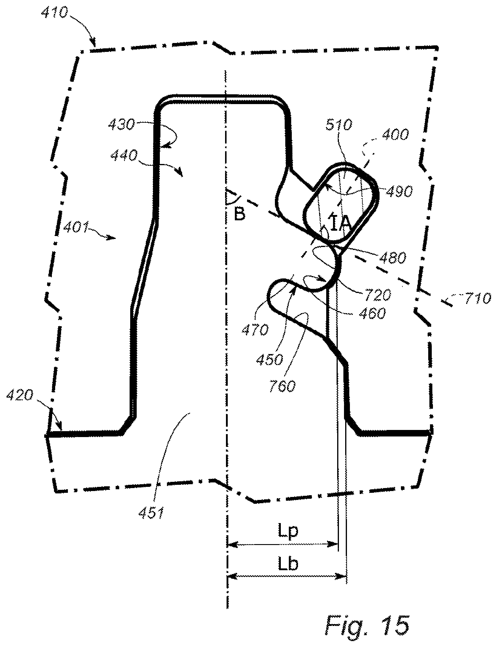 Patent US11781578 Figure 17 – Joining system for furniture parts