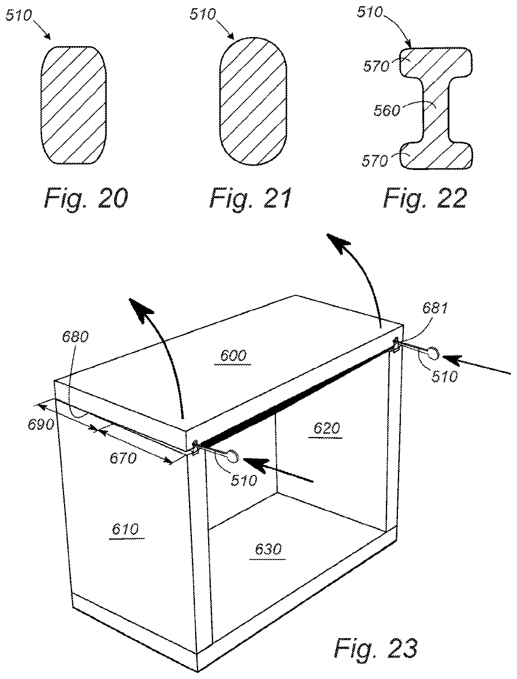 Patent US11781578 Figure 20 – Joining system for furniture parts
