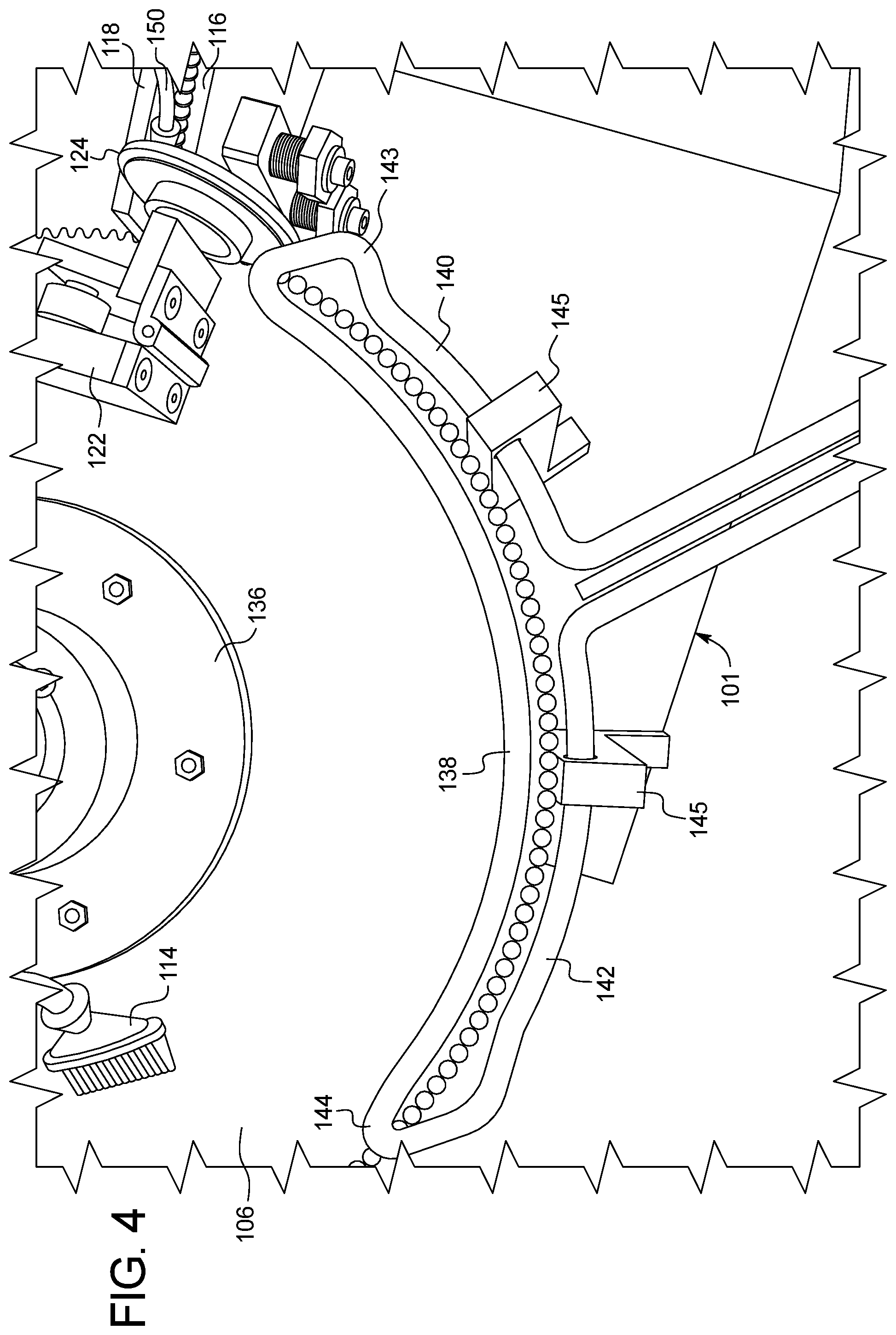 Patent US11781580 Figure 4 – Method and apparatus for applying a corrosion-resistant coating to fasteners