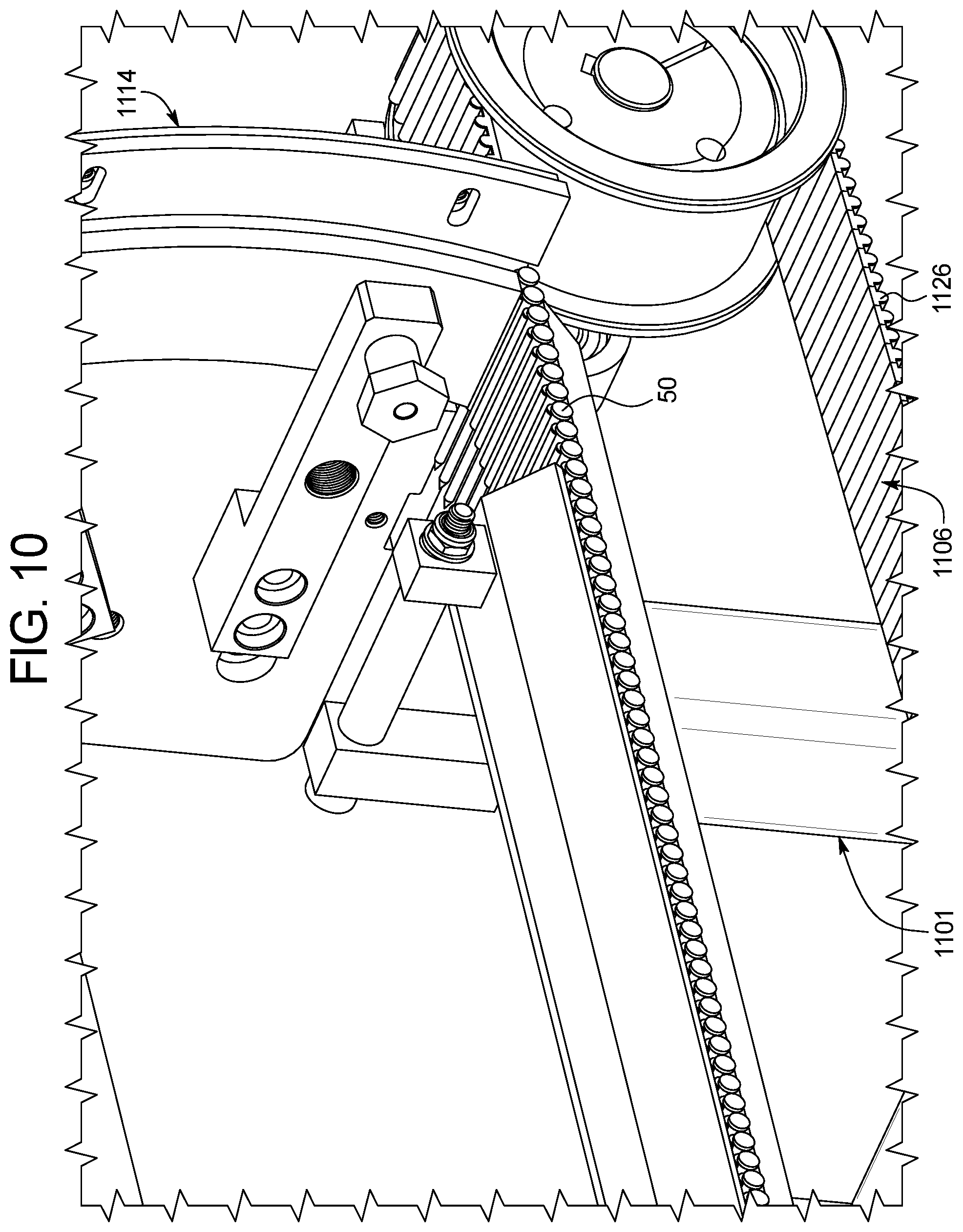 Patent US11781580 Figure 10 – Method and apparatus for applying a corrosion-resistant coating to fasteners