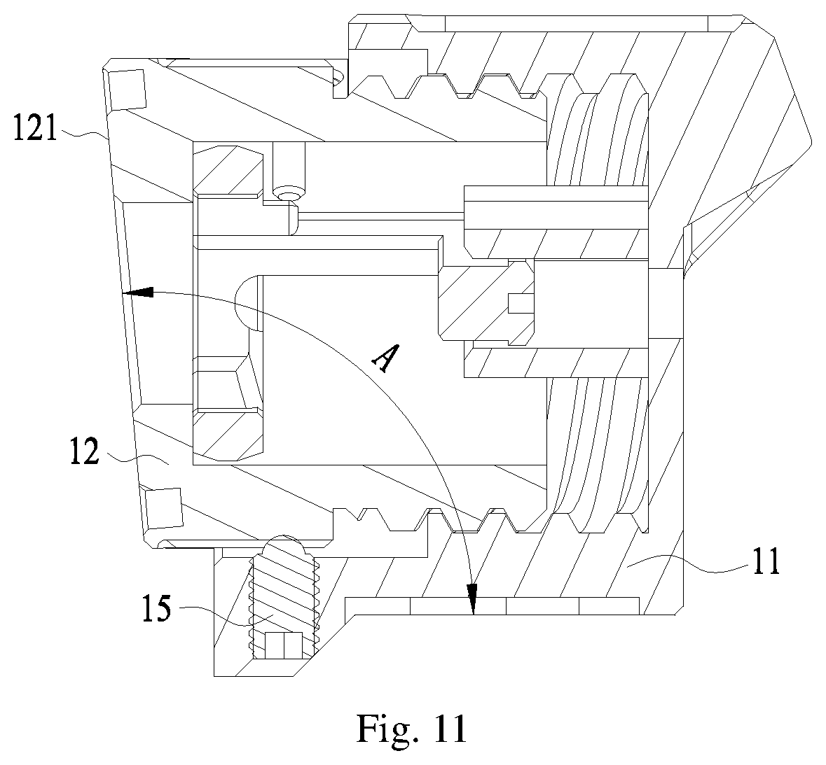 Patent US11781582 Figure 6 – Locking device