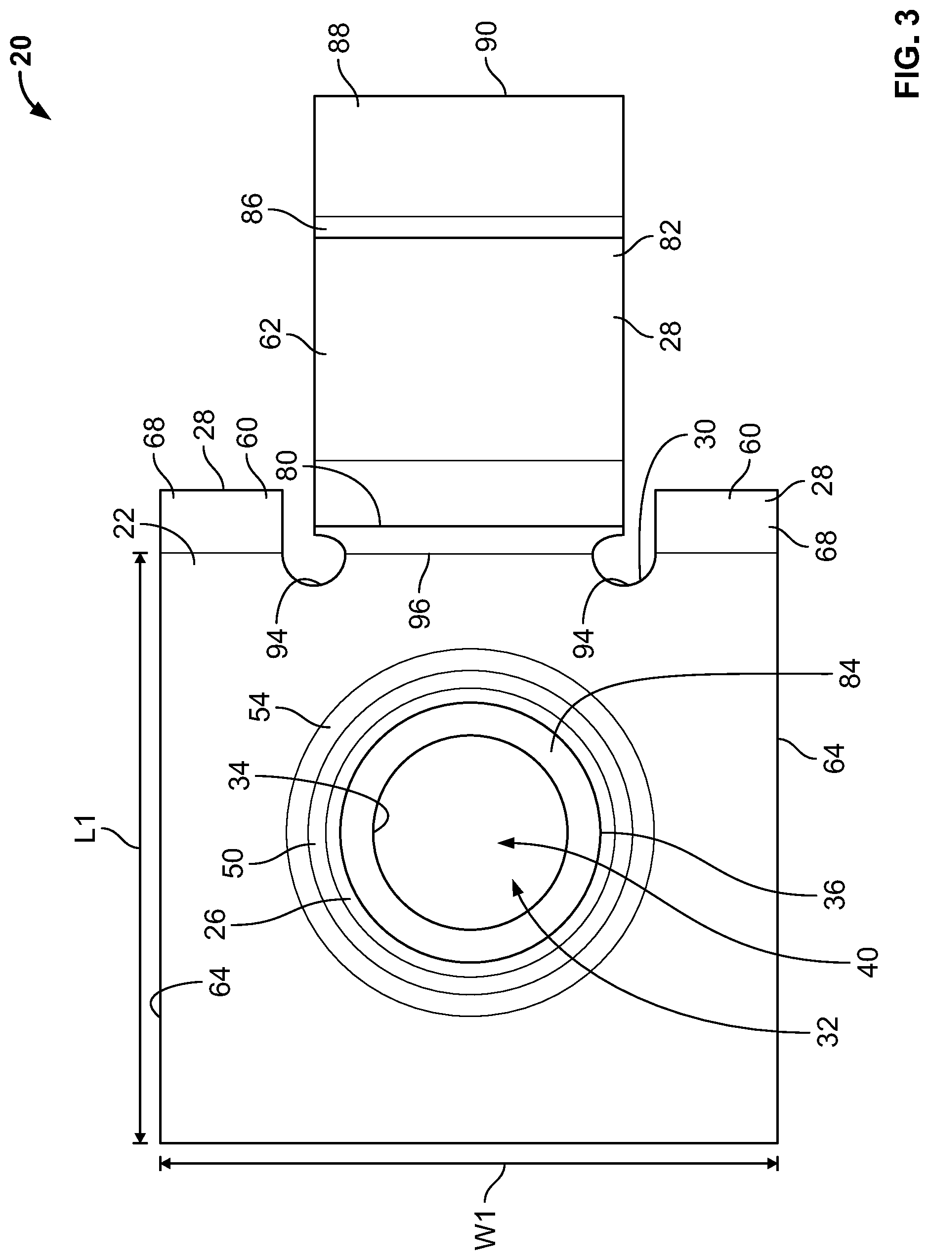 Patent US11781584 Figure 3 – Single side access sheet metal nut