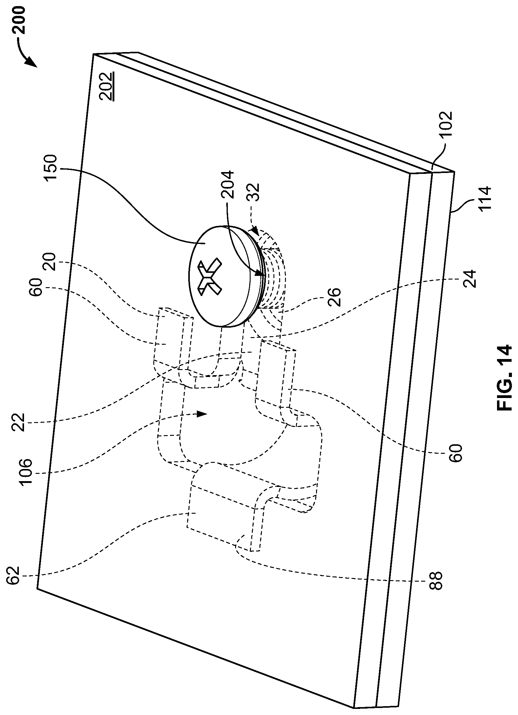 Patent US11781584 Figure 13 – Single side access sheet metal nut
